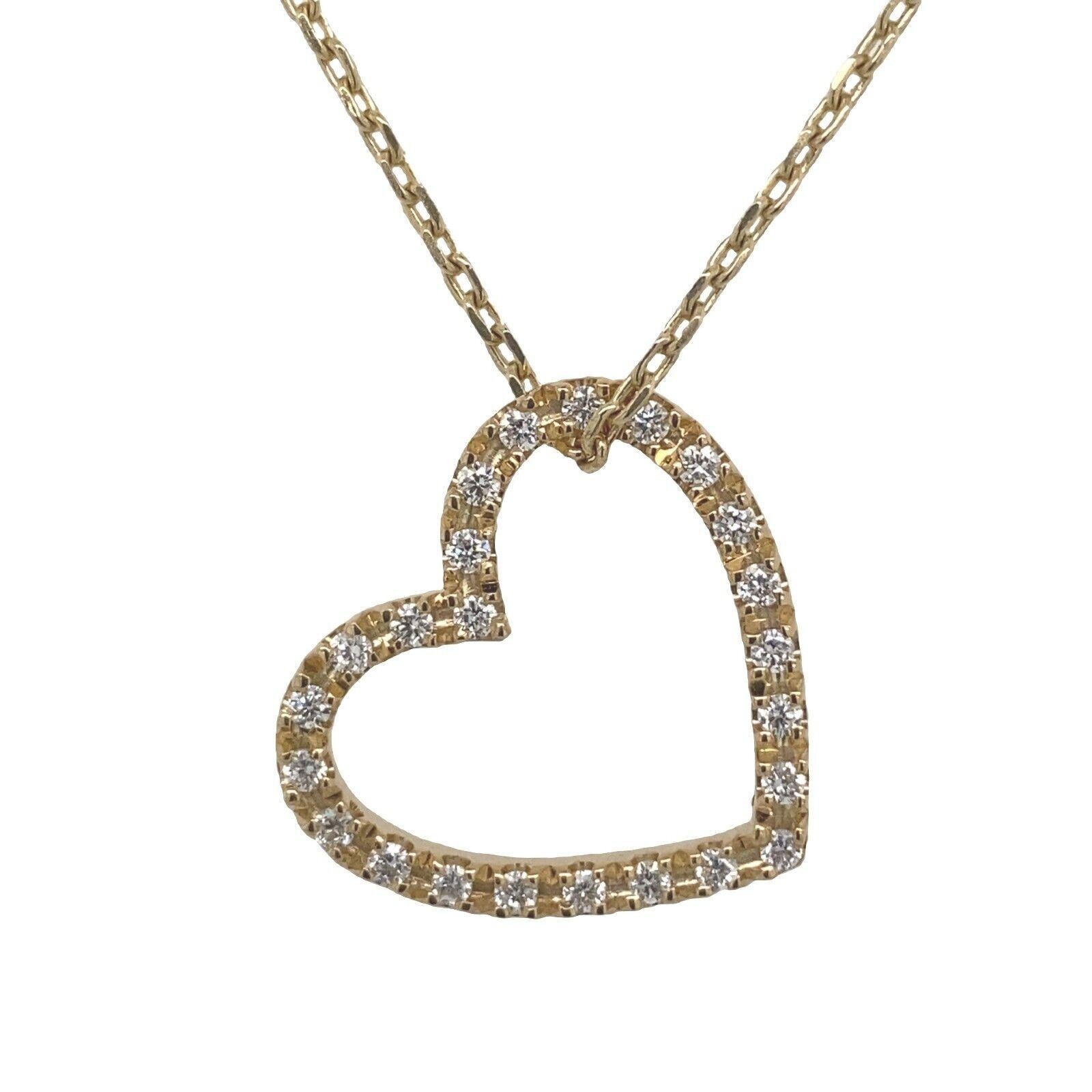 9ct Yellow Gold Pavee Diamond Heart Pendant, Set with 0.25ct of Natural Diamonds

This 9ct Yellow Gold Heart pendant is set with 0.25ct of natural diamonds. The presence of Pavee diamonds creates a luxurious effect and the small diamonds set in the