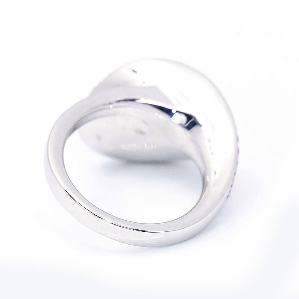 Paveè Diamond Ring. For Sale 1