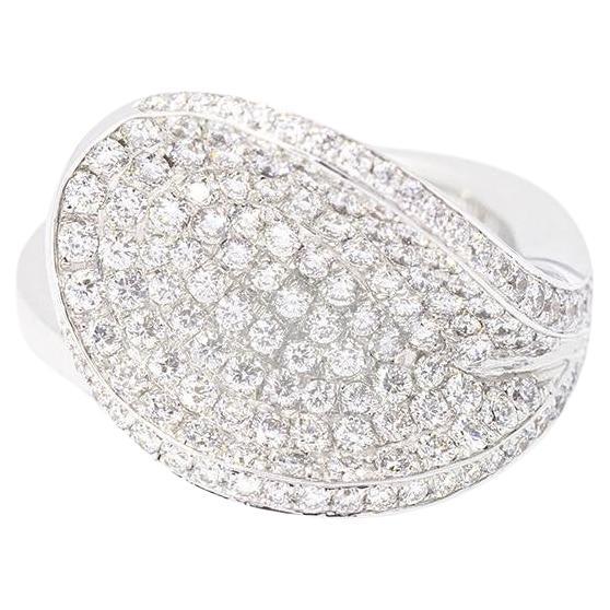 Paveè Diamond Ring. For Sale