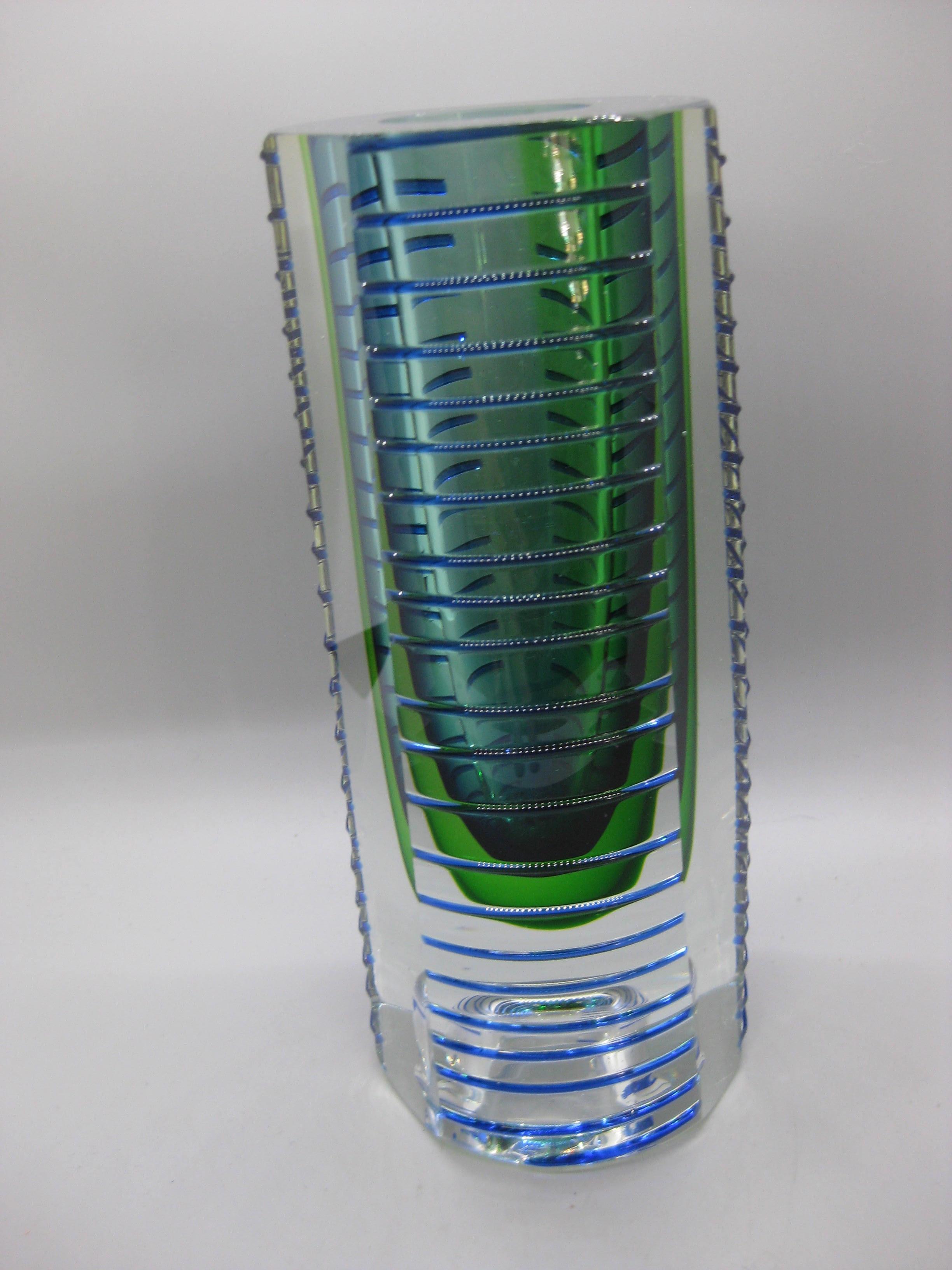 Pavel Hlava Tschechische Sommerso Post Modern Art Glas 8
