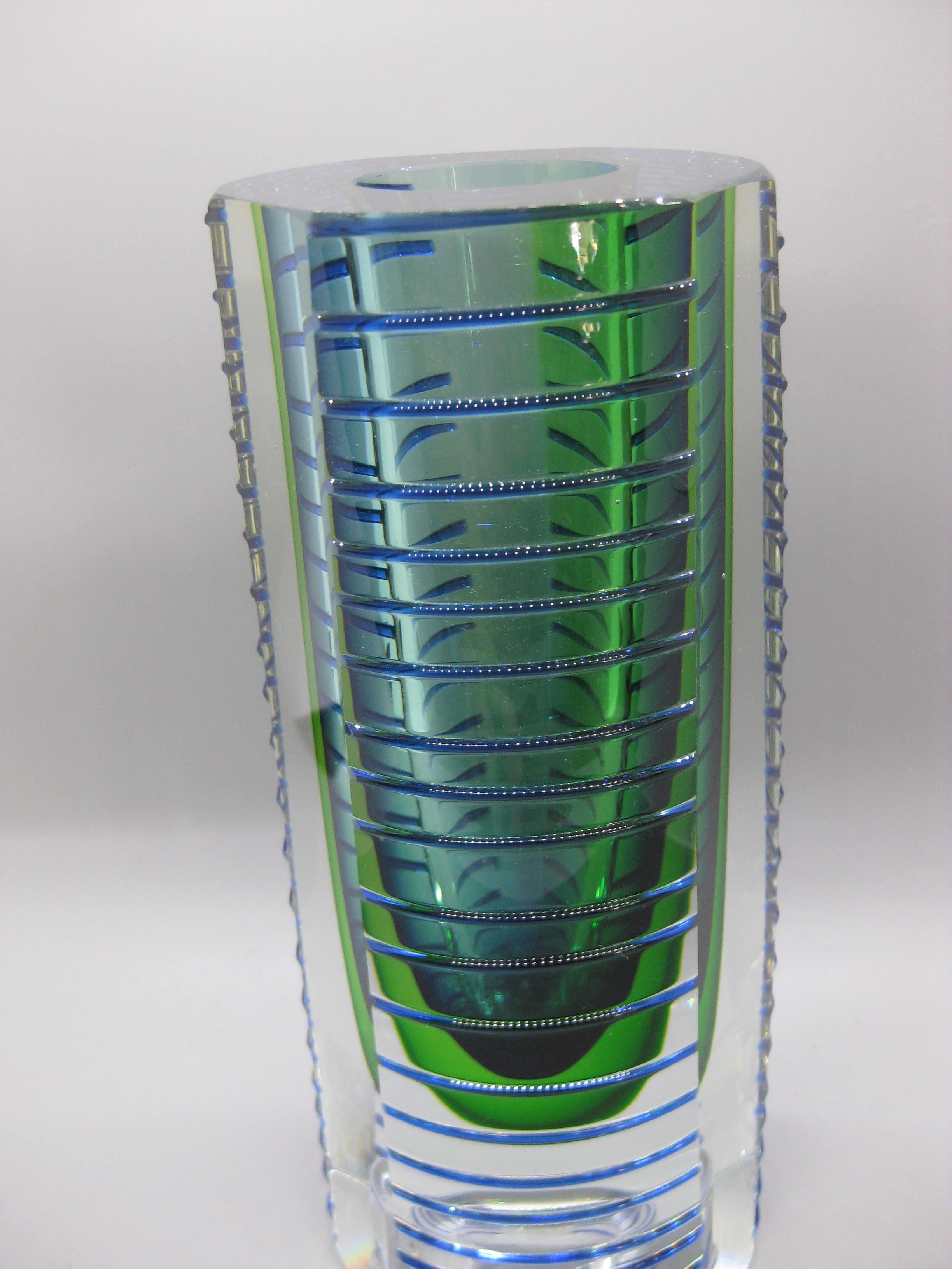 Pavel Hlava Tschechische Sommerso Post Modern Art Glas 8