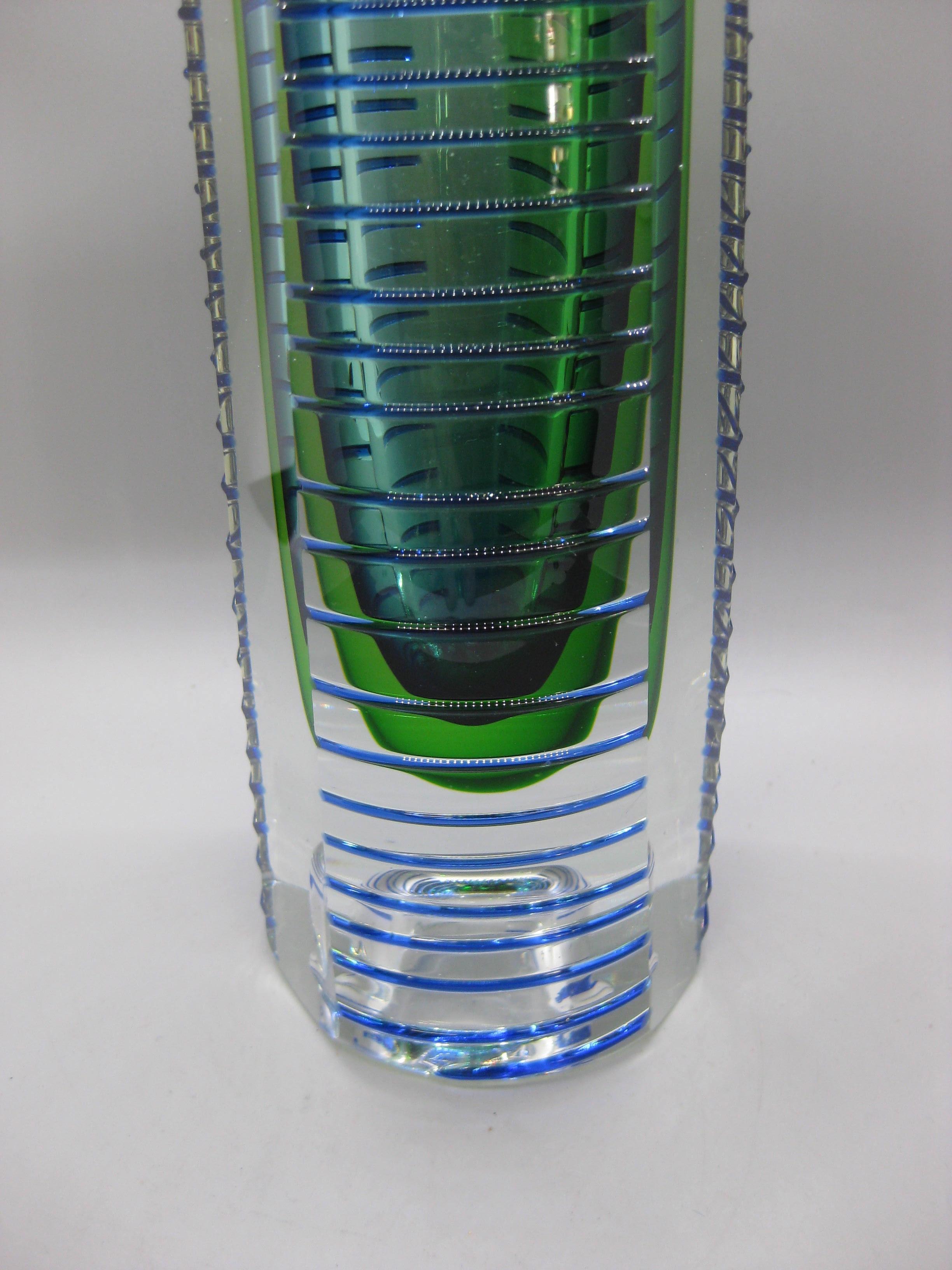 Pavel Hlava Tschechische Sommerso Post Modern Art Glas 8