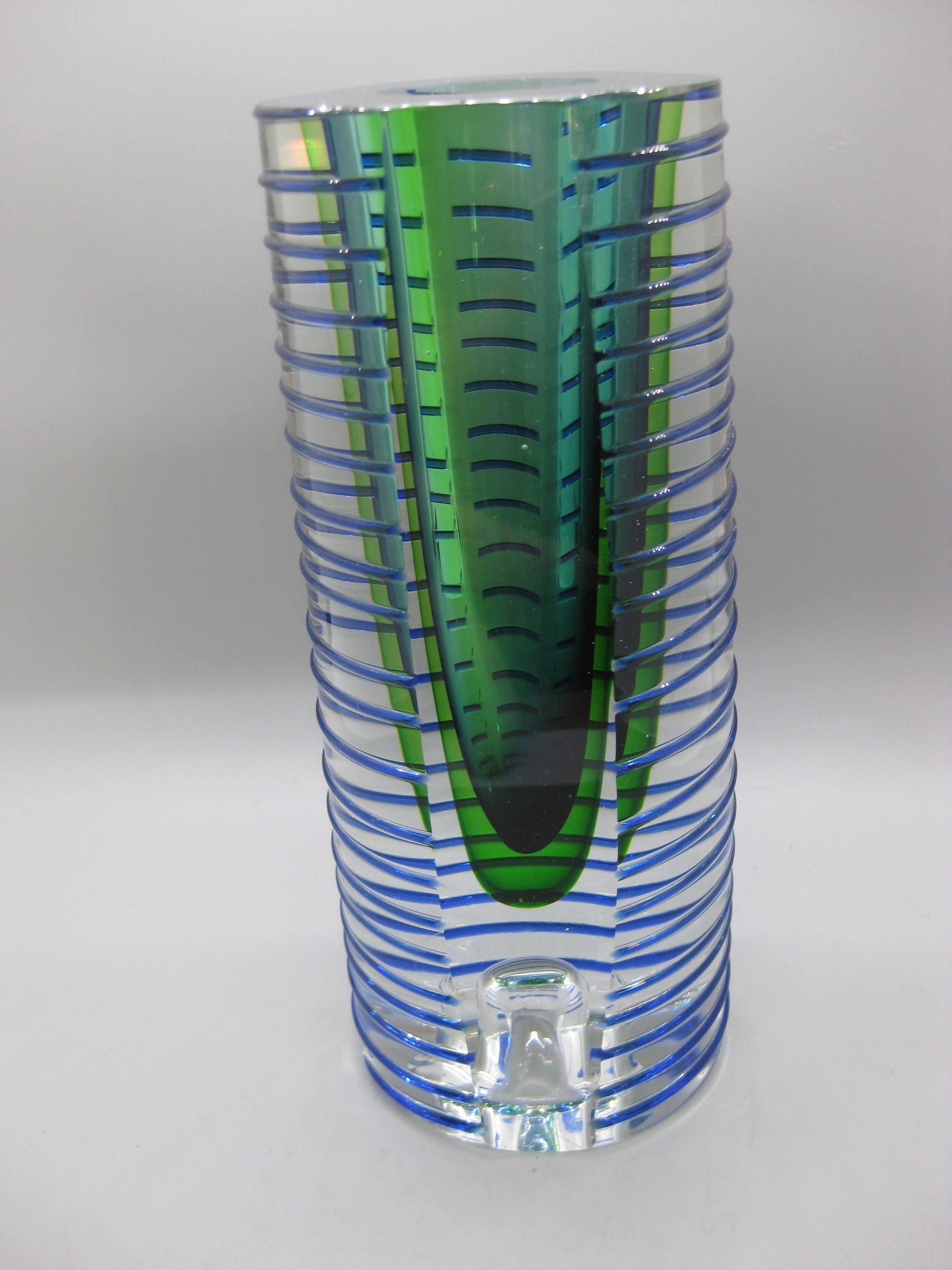 Pavel Hlava Tschechische Sommerso Post Modern Art Glas 8