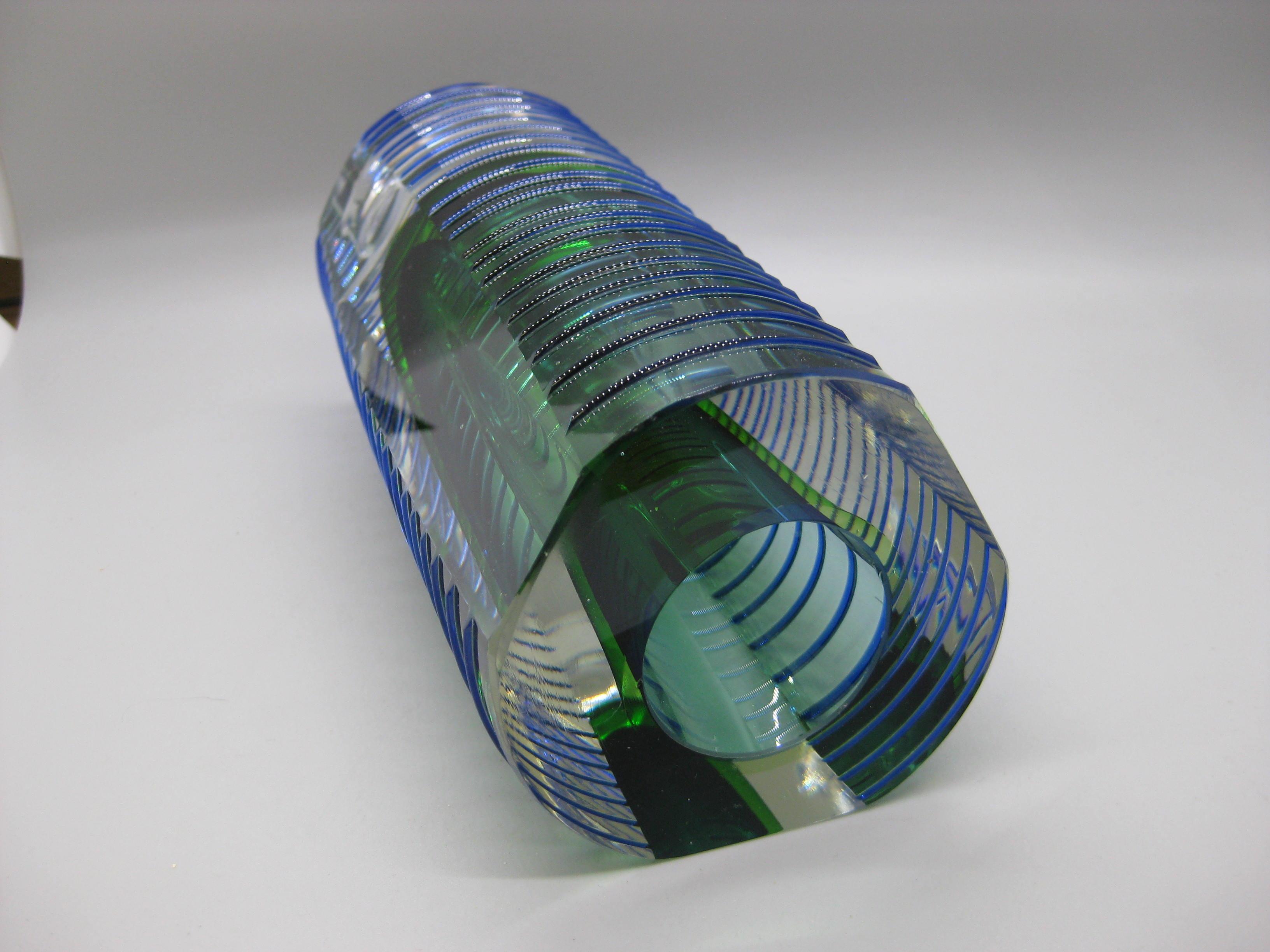 Pavel Hlava Tschechische Sommerso Post Modern Art Glas 8
