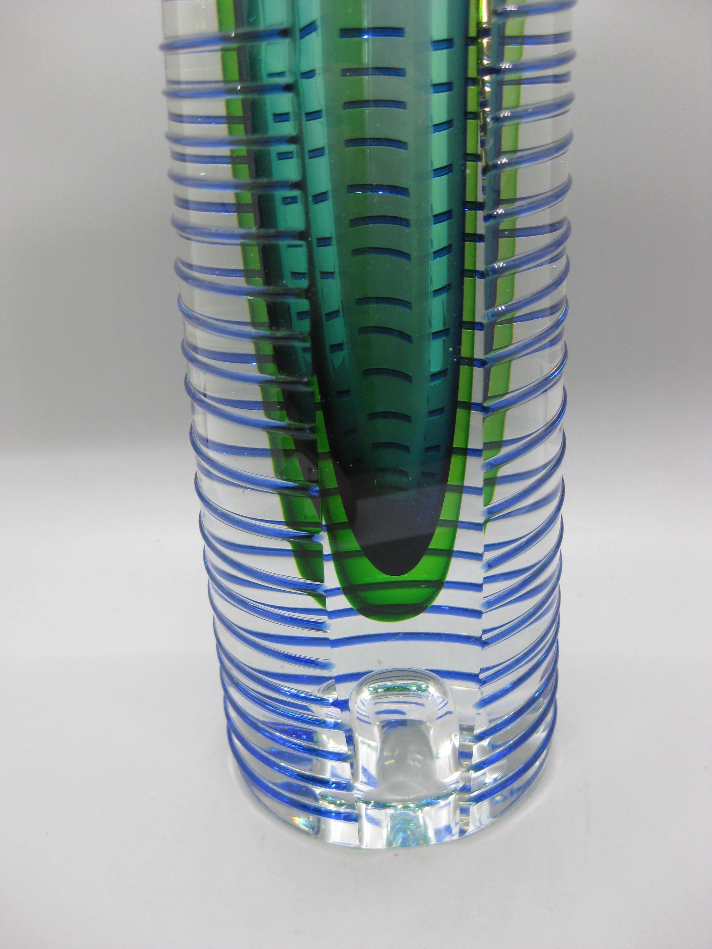 Pavel Hlava Tschechische Sommerso Post Modern Art Glas 8
