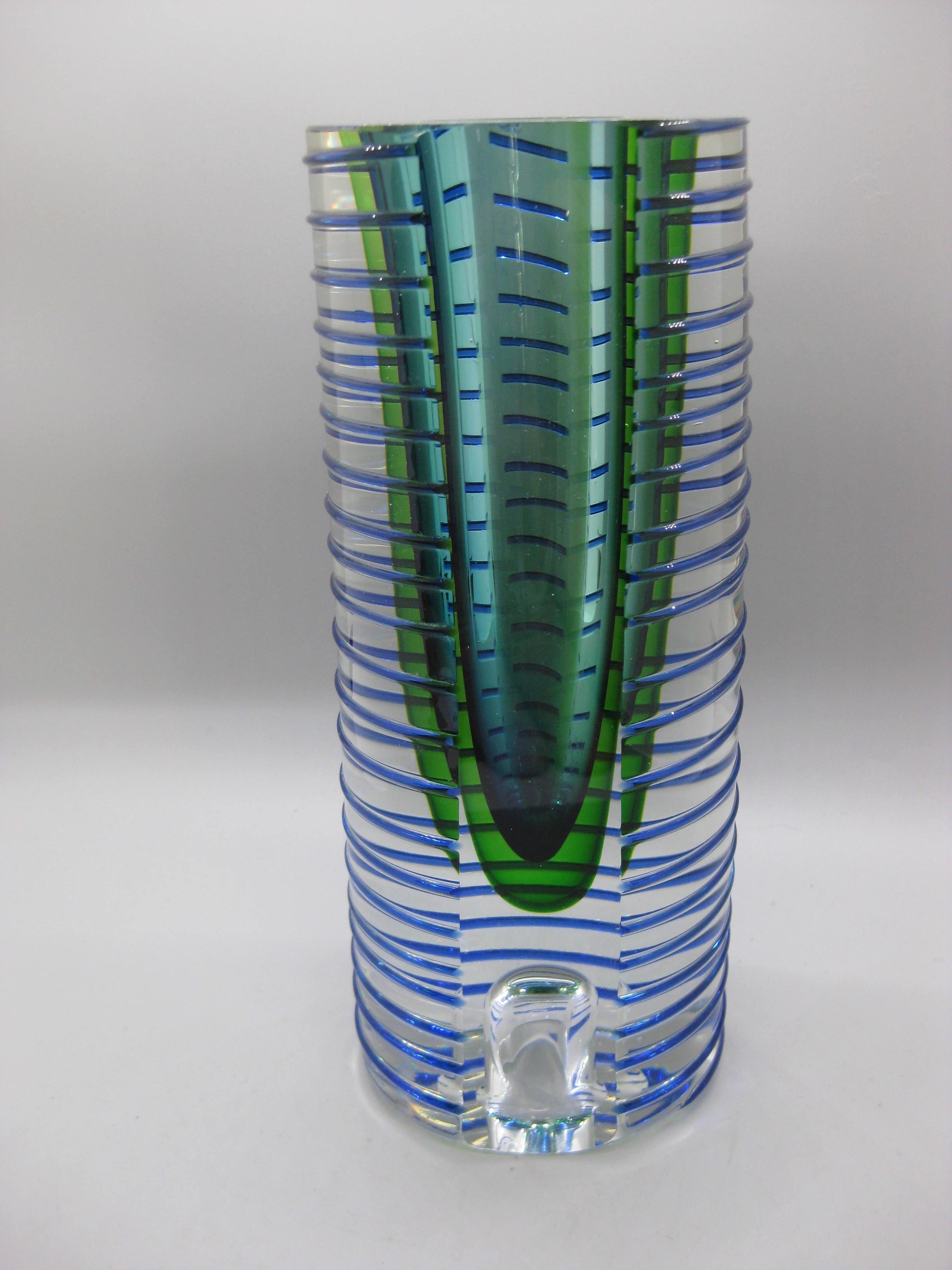 Pavel Hlava Tschechische Sommerso Post Modern Art Glas 8