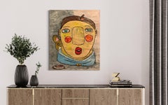 Original Art Human Painting Quarantine. Day 90