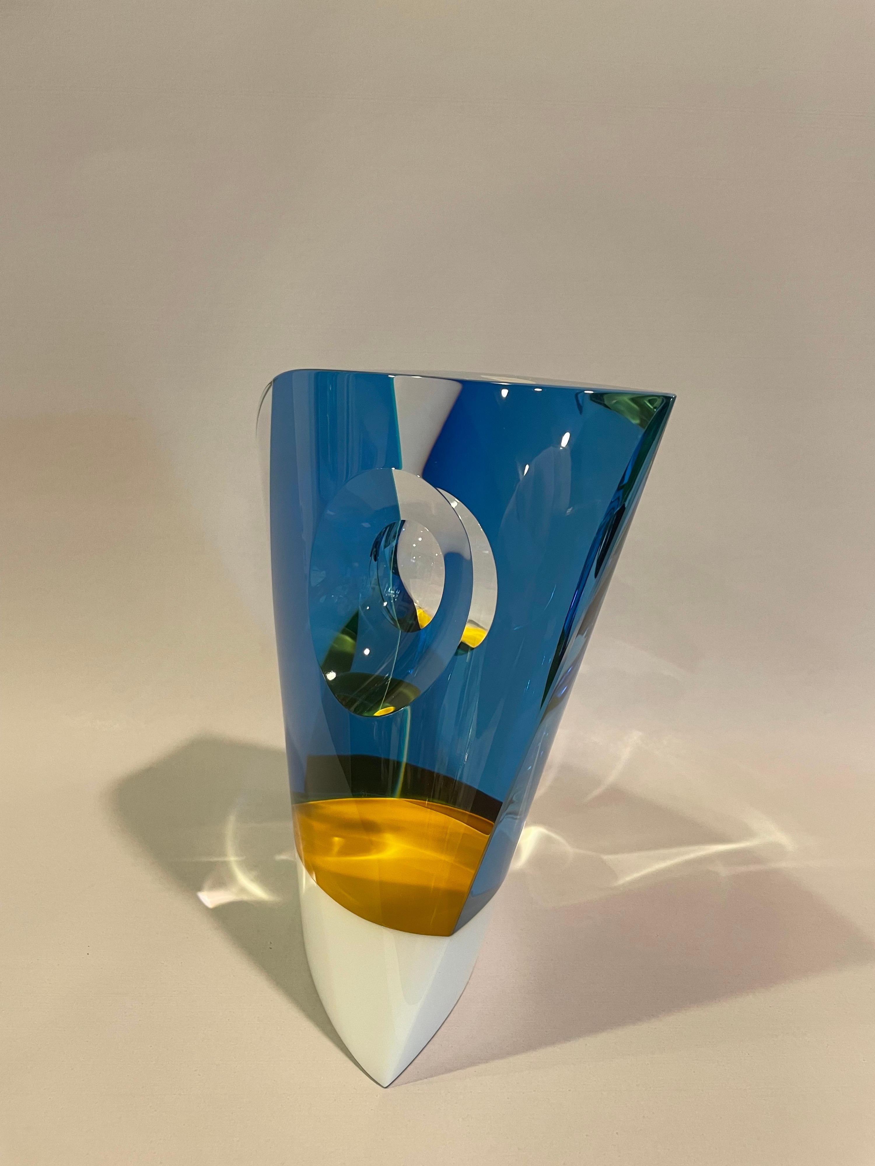 Artistic glass sculpture 