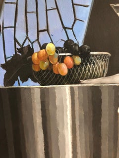 Libellules d'intérieur - Art réalisé en gris, blanc, noir, bleu, orange, violet