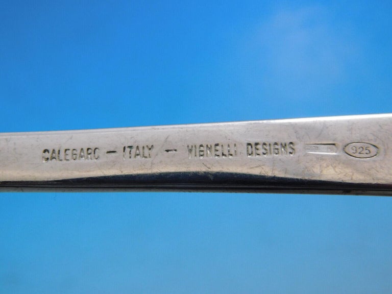 Pavillion by Calegaro Italy Sterling Silver Flatware Set Service 121