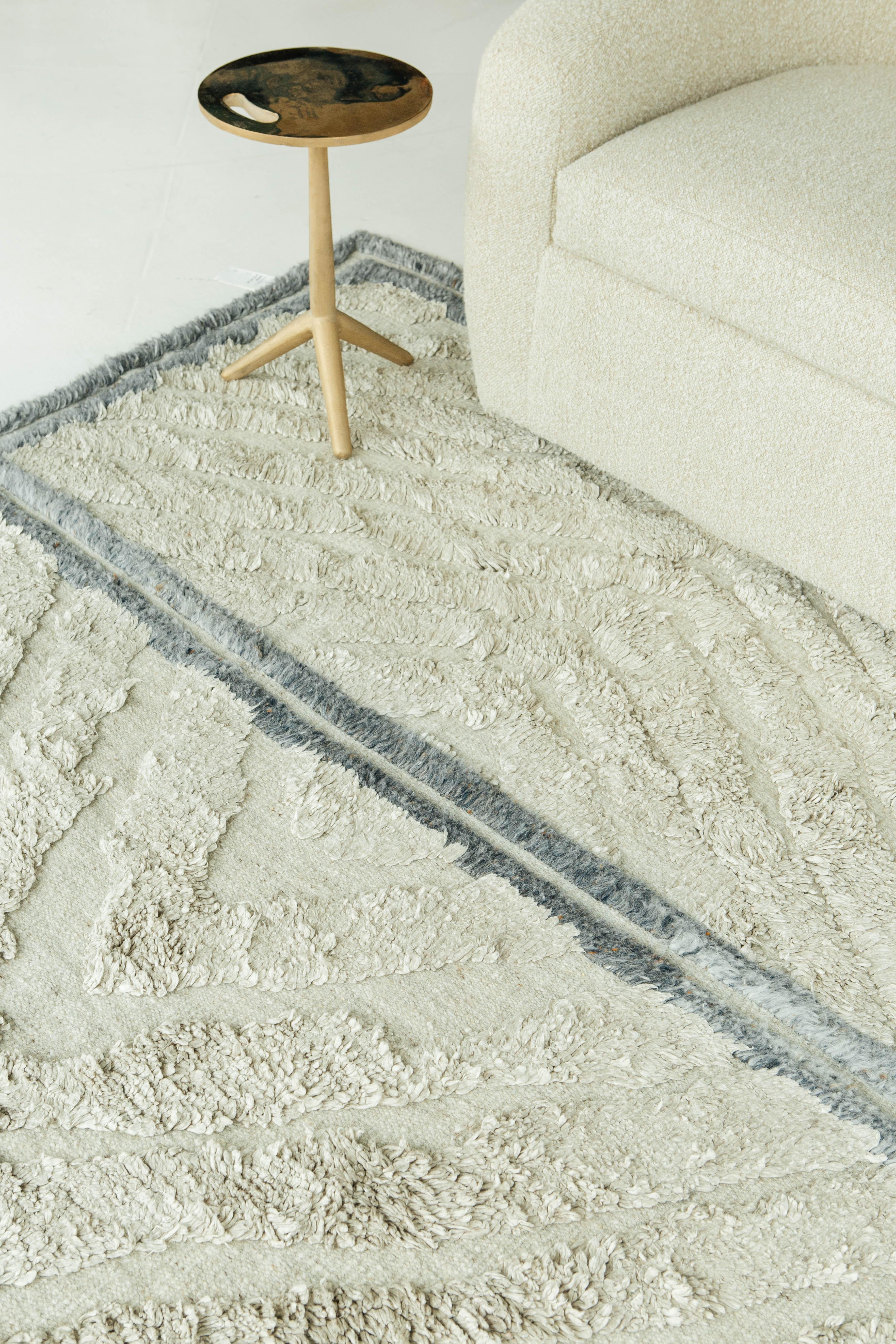 Hand-Woven Pavimento Rug by FORM Design Studio, Baci Collection from Mehraban For Sale