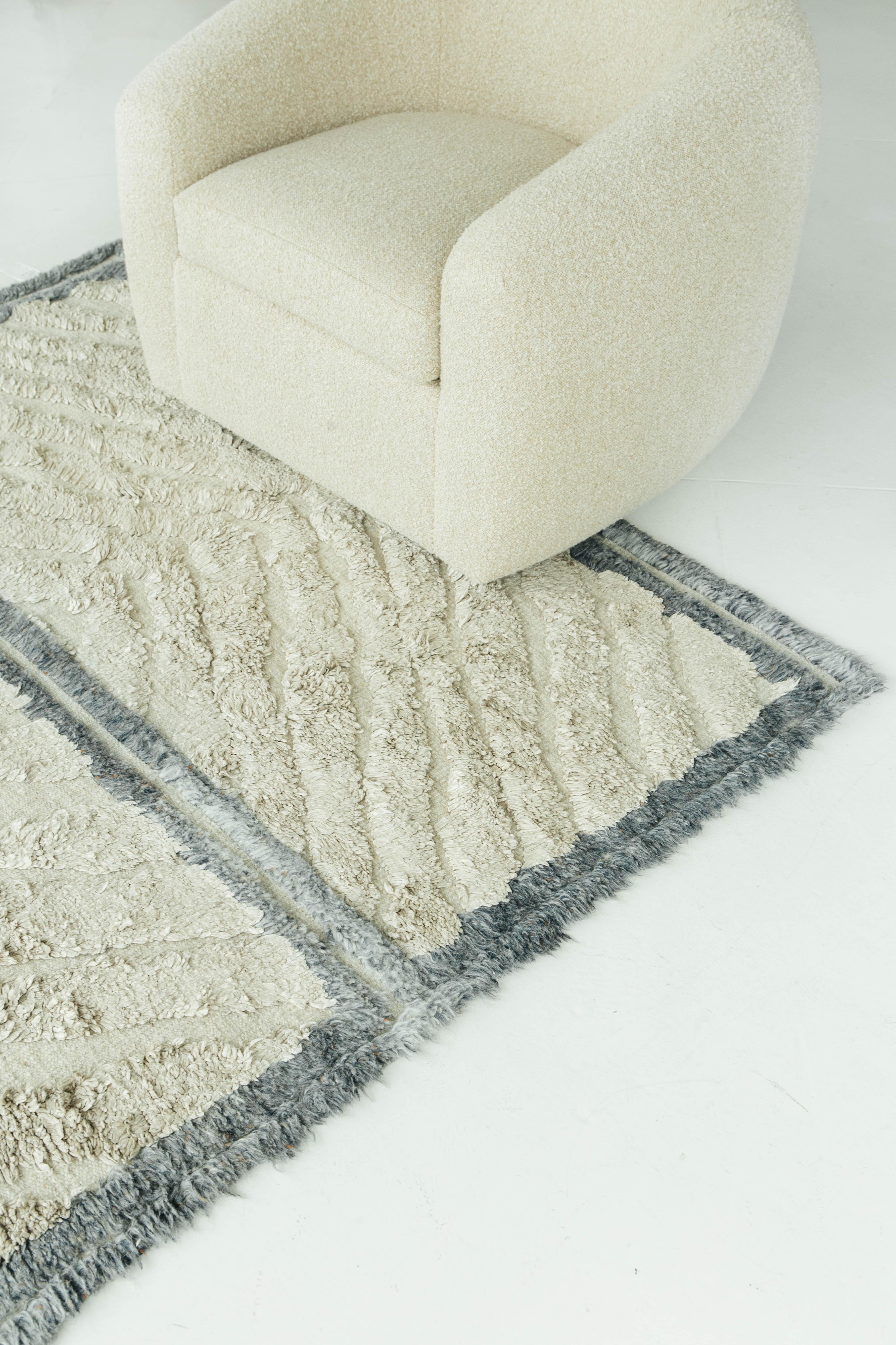 Contemporary Pavimento Rug by FORM Design Studio, Baci Collection from Mehraban For Sale