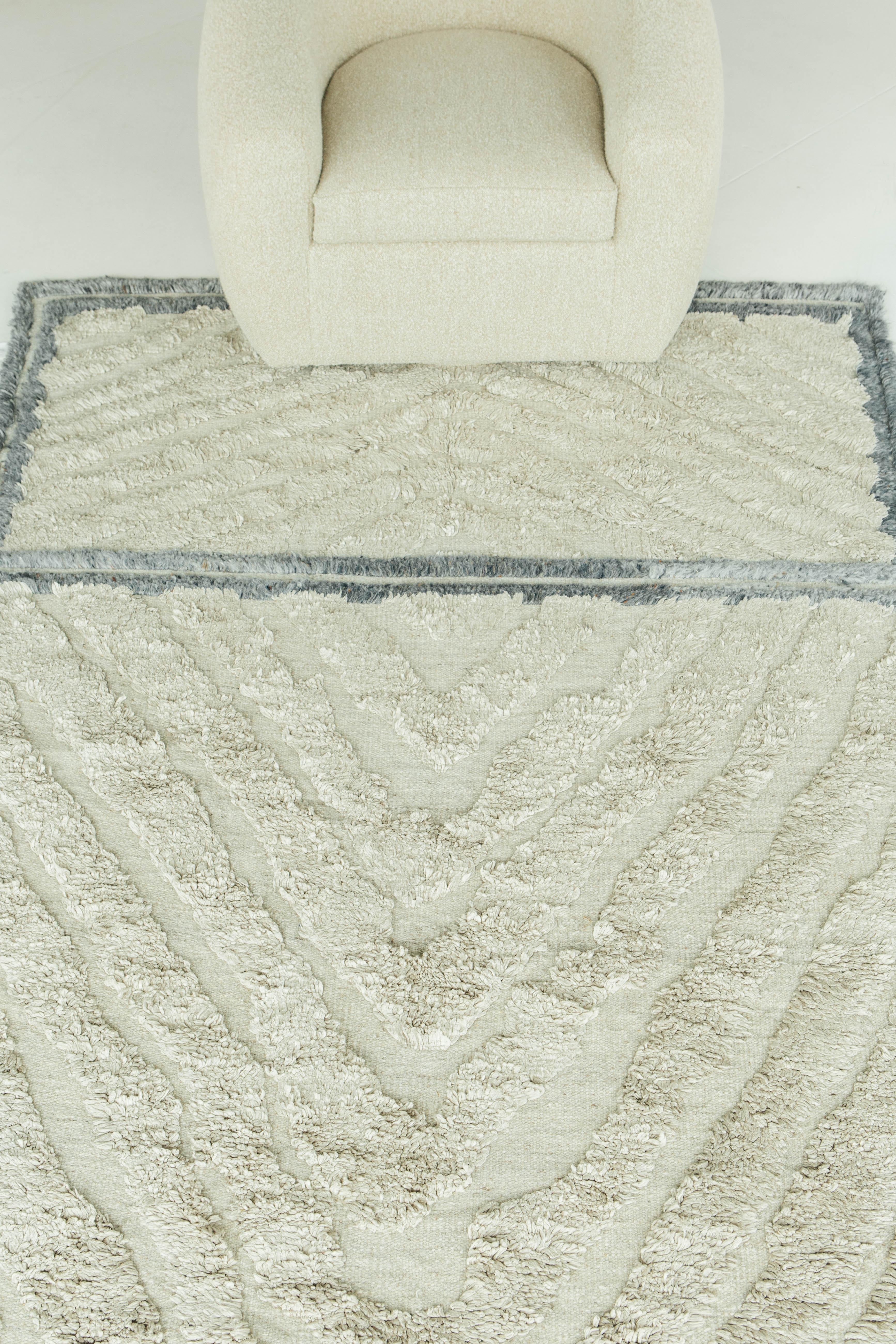Wool Pavimento Rug by FORM Design Studio, Baci Collection from Mehraban For Sale