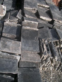Belgian Bleu Stone Paving Slabs Old