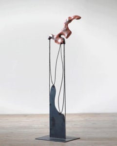 Coral II by Pavlína Kvita - Outdoor art, large scale sculpture, red