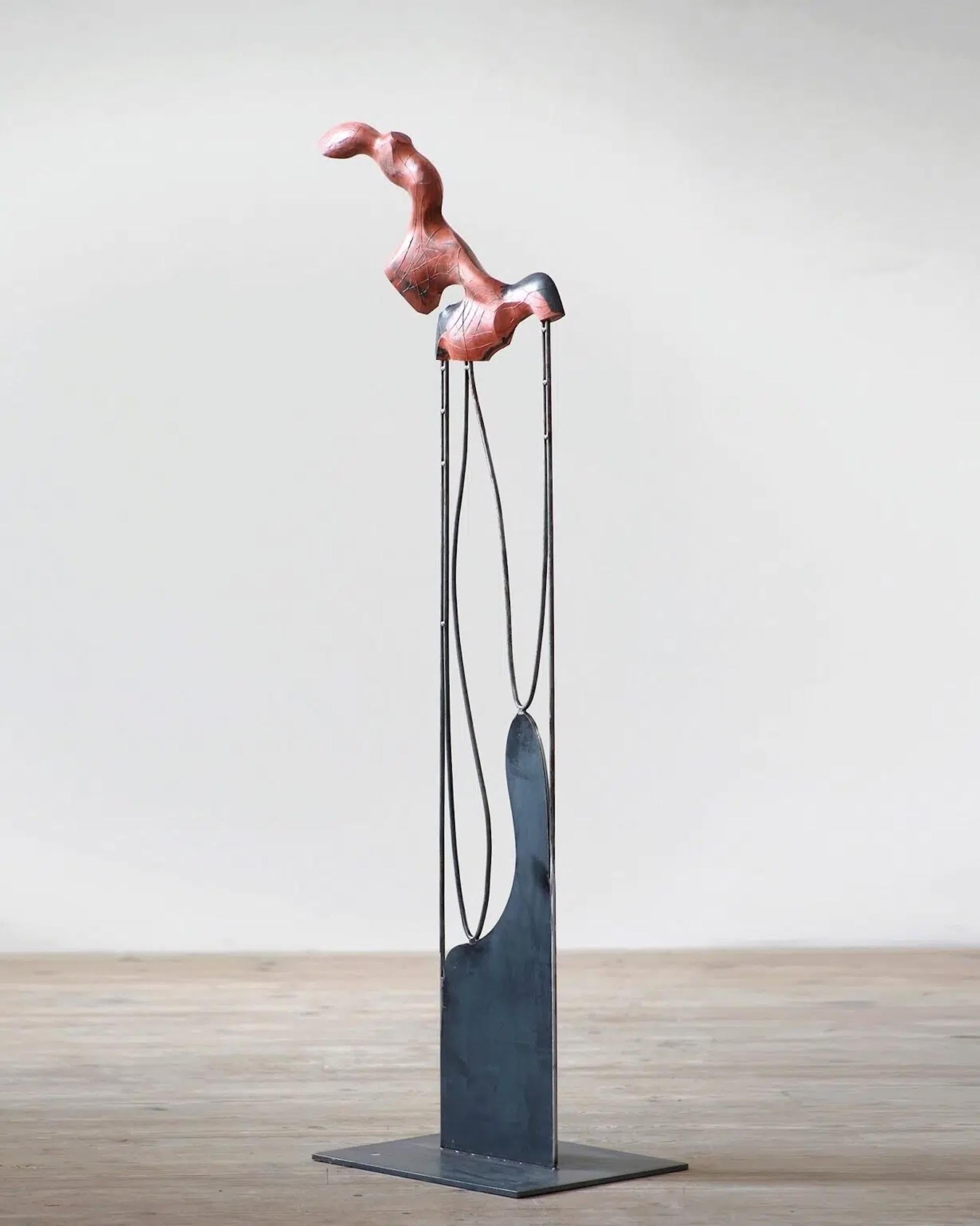 Coral II par Pavlína Kvita - Art extérieur, sculpture à grande échelle, rouge en vente 2