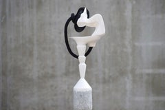 Reiher II von Pavlína Kvita - Zeitgenössische Skulptur, Einzelstück, Vogel, Tier