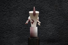 Rhyton by Pavlína Kvita - Contemporary sculpture, unique work, mysterious, red