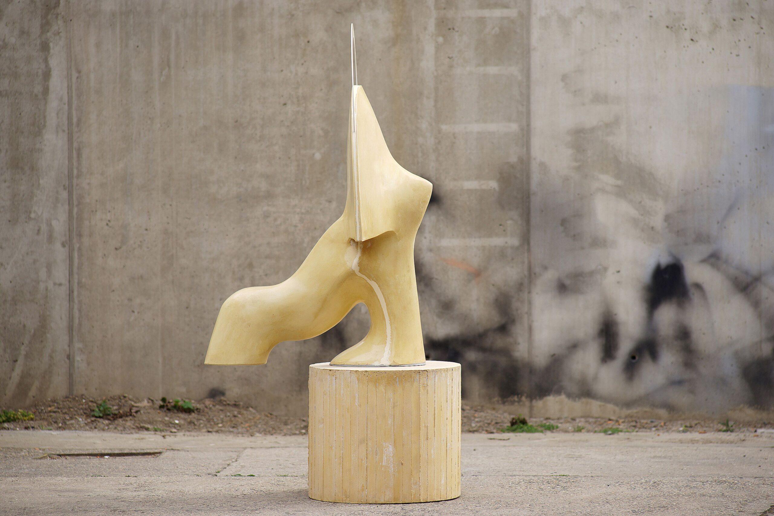 Sonnenaufgang von Pavlína Kvita - Zeitgenössische Skulptur, abstrakt, Pastell im Angebot 9