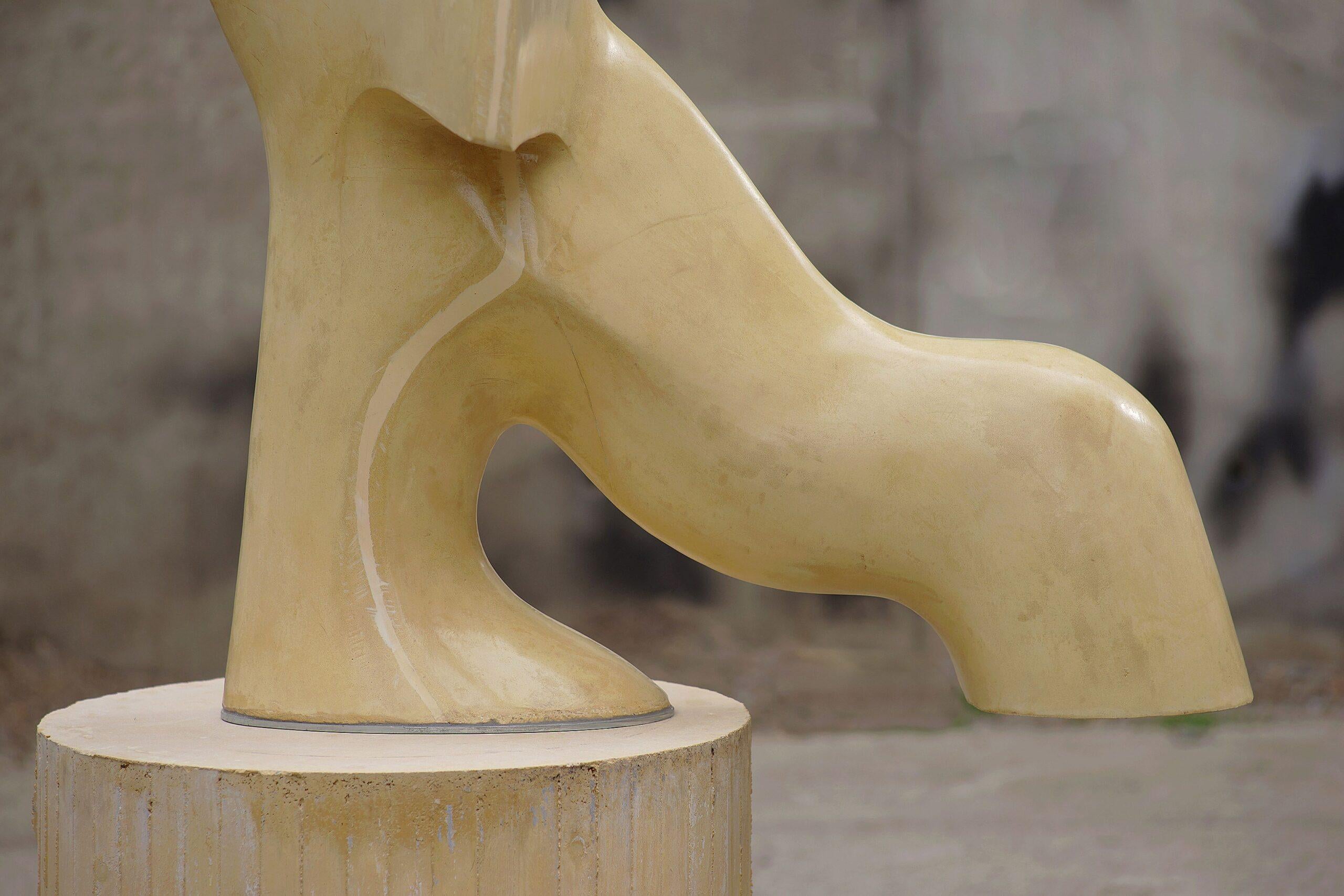 Sonnenaufgang von Pavlína Kvita - Zeitgenössische Skulptur, abstrakt, Pastell im Angebot 11