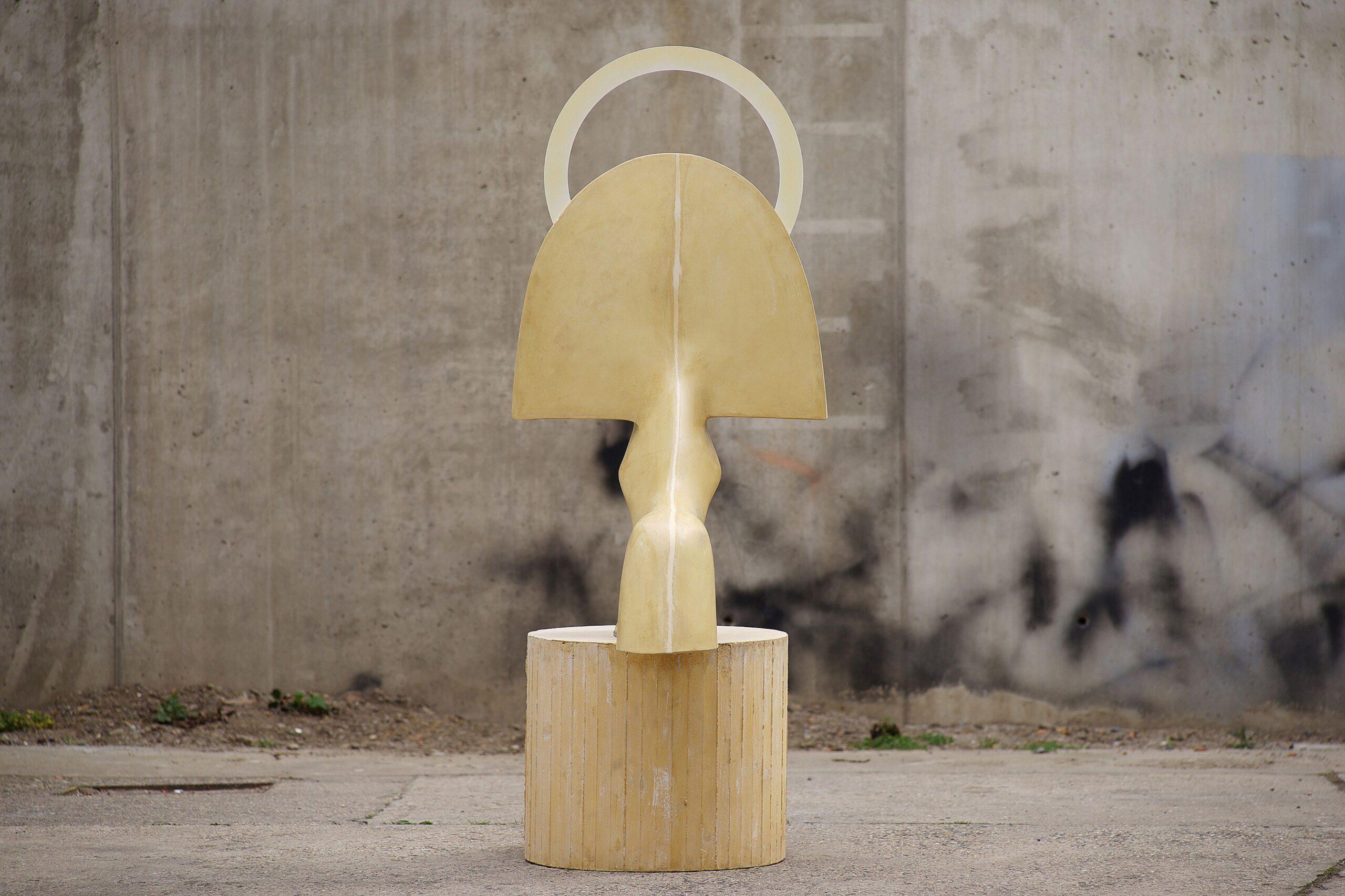 Sonnenaufgang von Pavlína Kvita - Zeitgenössische Skulptur, abstrakt, Pastell im Angebot 3