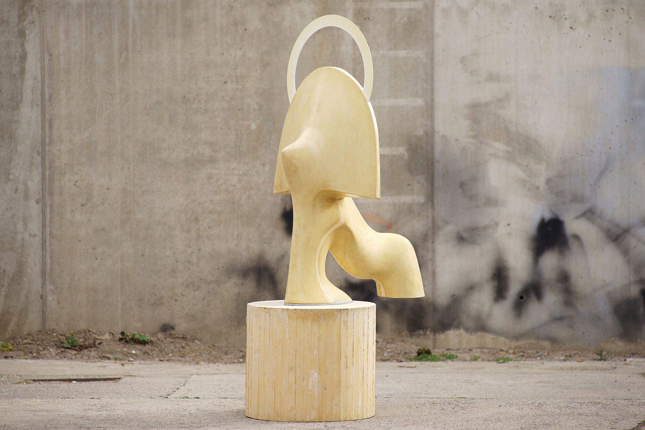 Sonnenaufgang von Pavlína Kvita - Zeitgenössische Skulptur, abstrakt, Pastell im Angebot 6