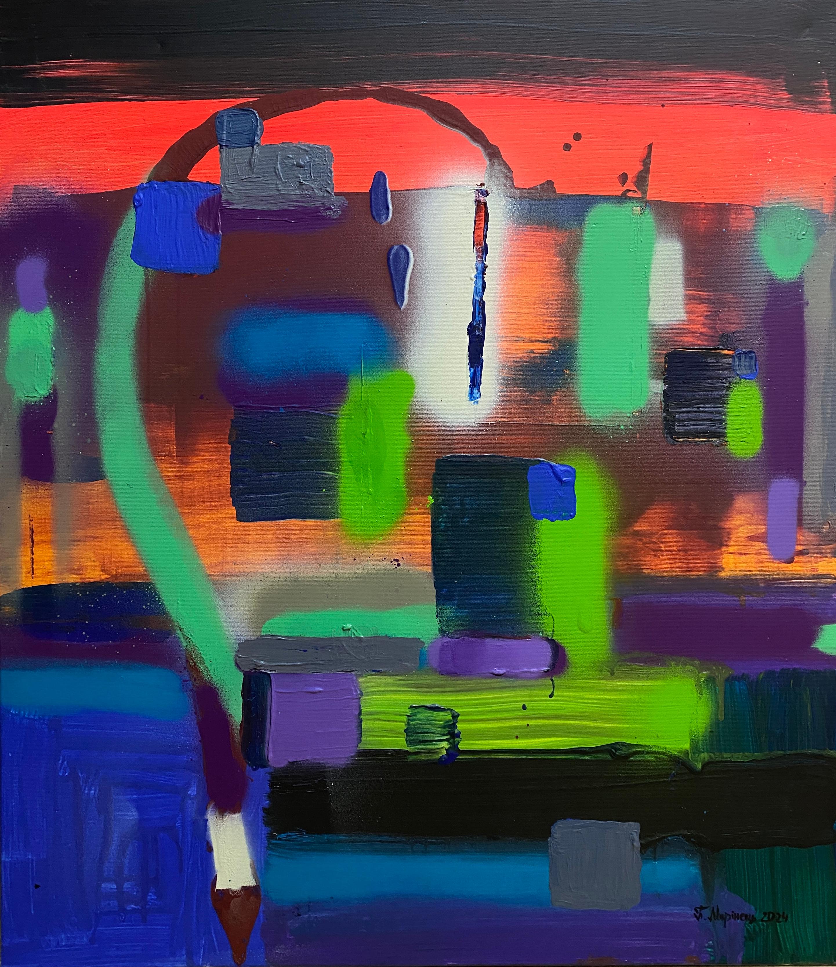 Pavlo Marinets Abstract Painting - "Emotional state"
