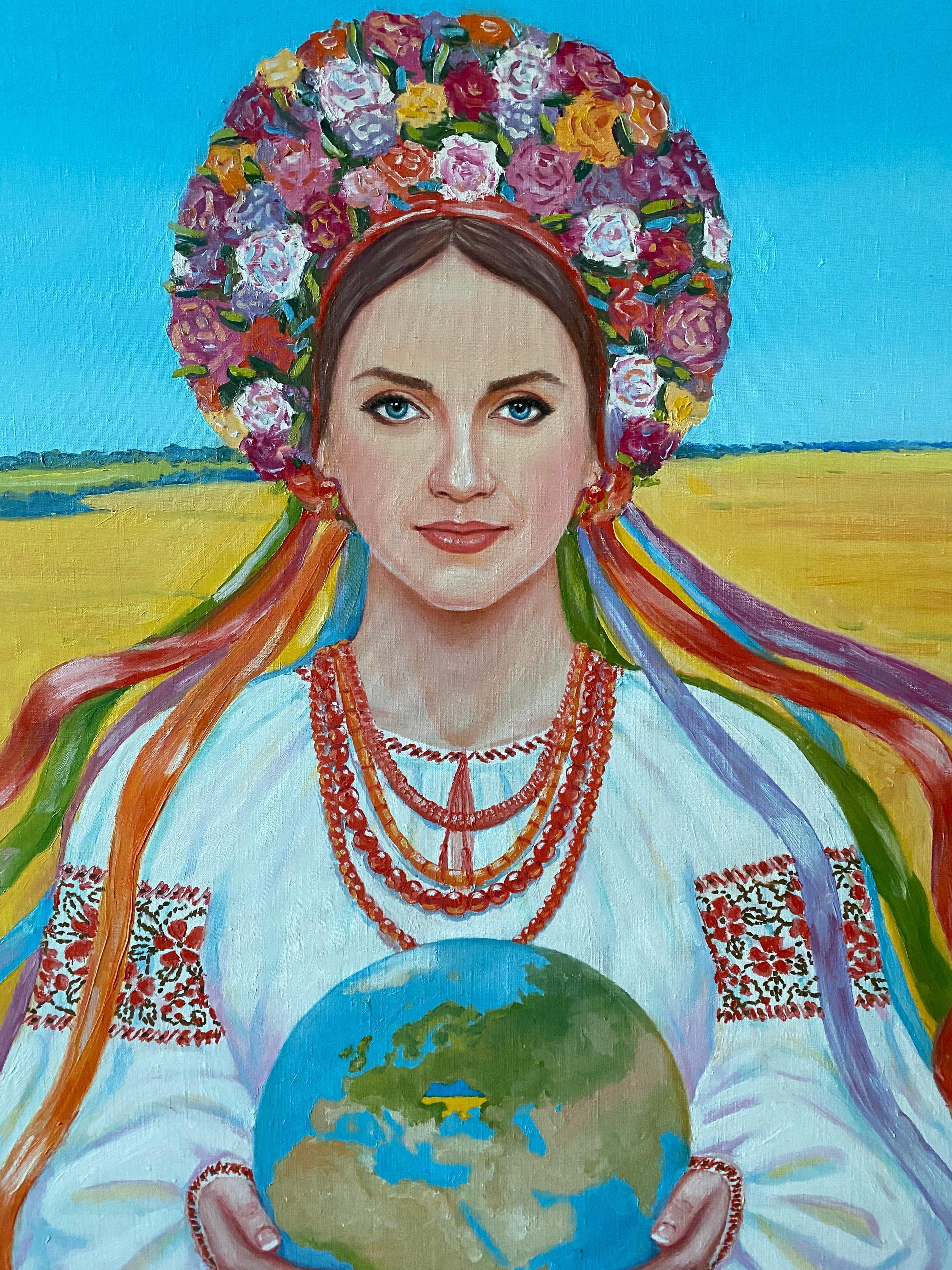 Ukraine is united - Painting by Pavlo Marinets