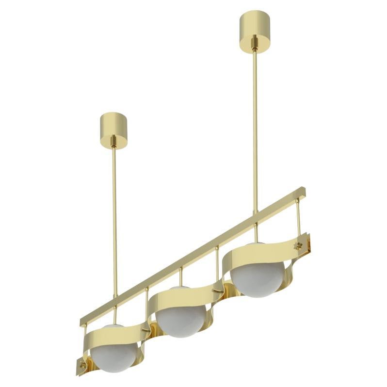 21e siècle Pavone Linear Pendant Lamp, dimmable, Gio Ponti 2019 Italy en vente