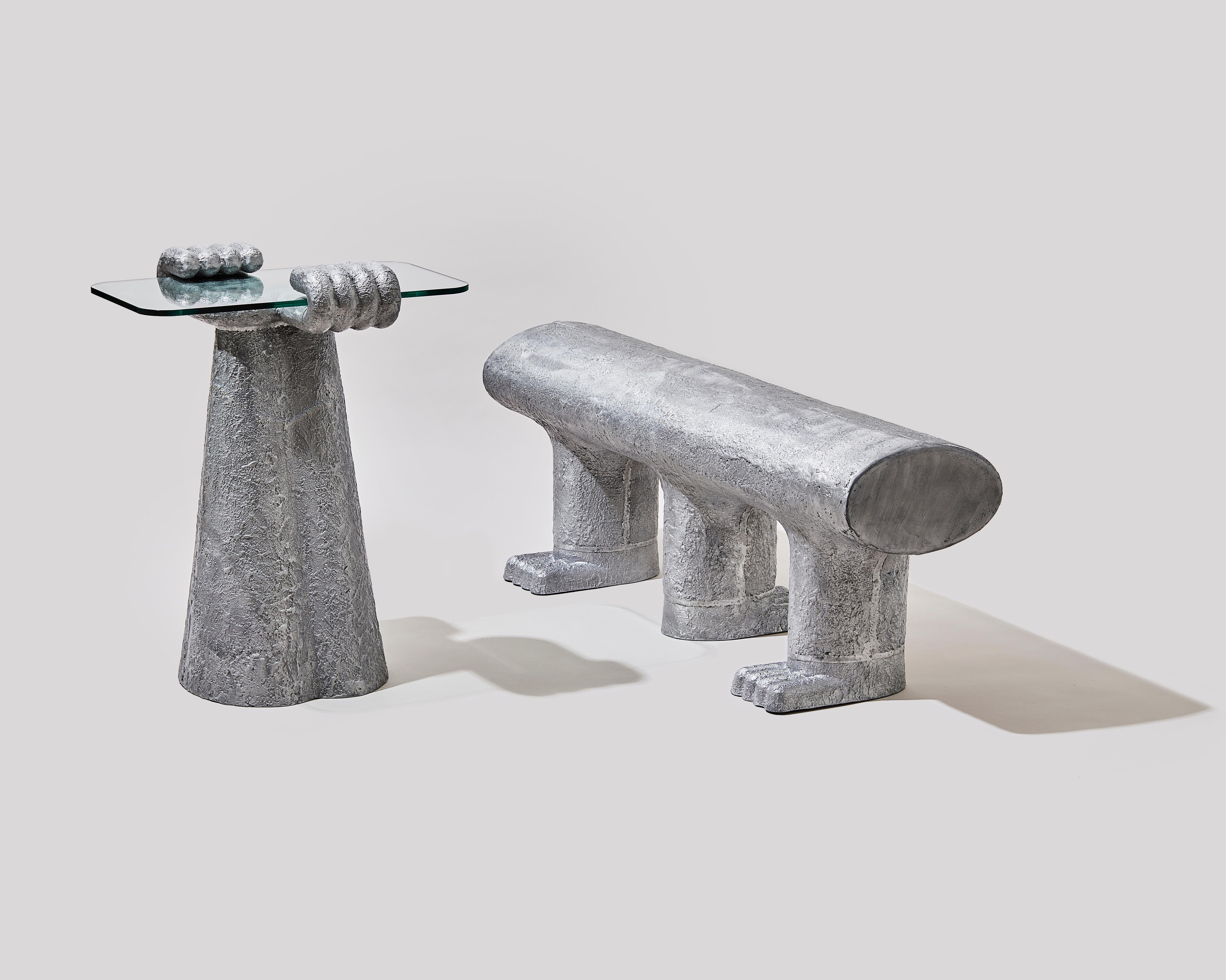Contemporary Paw Bench by Hakmin Lee