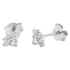 Paw Diamond Earrings 14K, White, Yellow, and Rose Gold