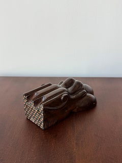 PAW I Modern Book Holder I Walnut Wood Book Holder Lion Paw