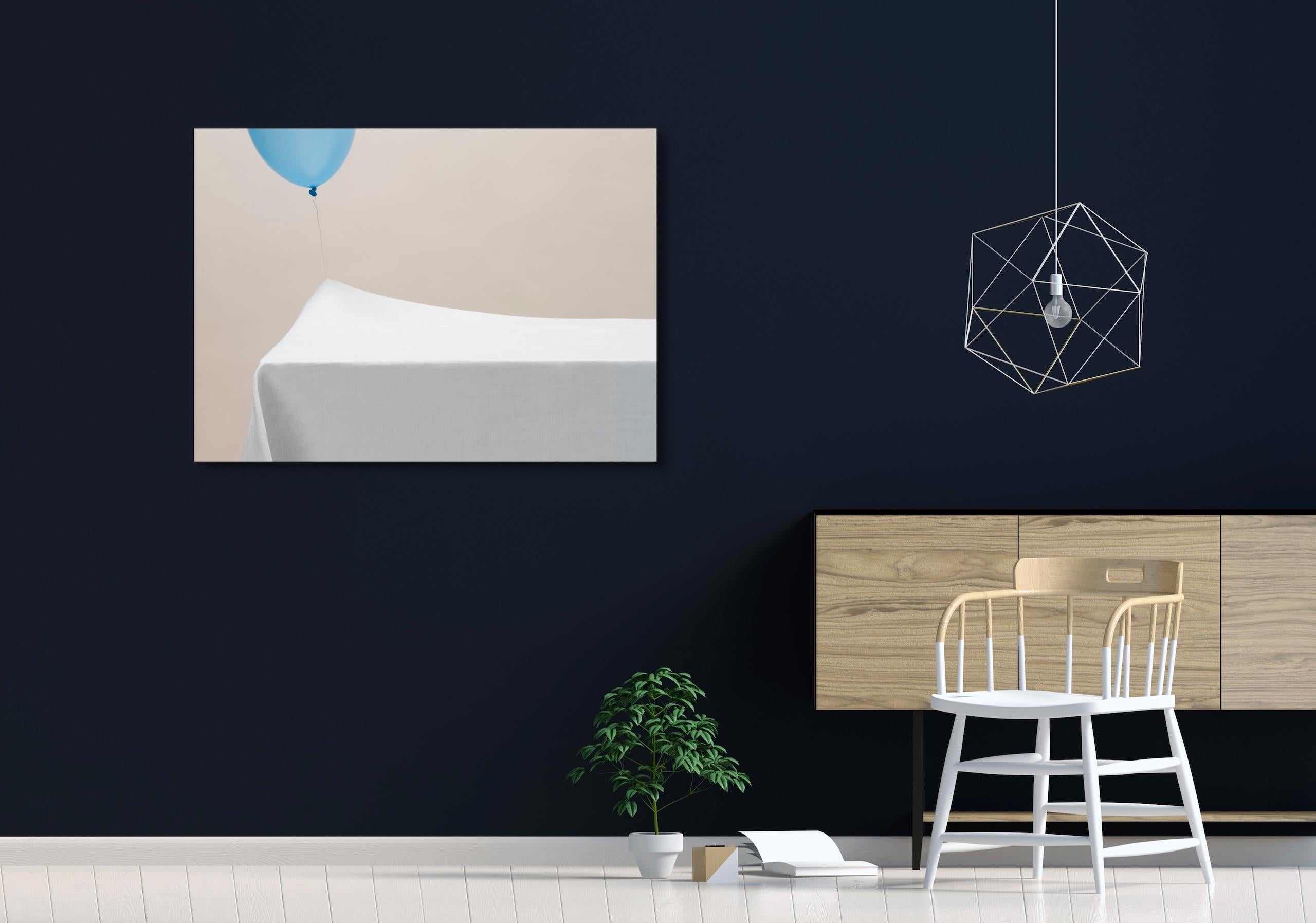 Untitled (#10-5) by Pawel Żak - Contemporary studio photography, blue baloon For Sale 1