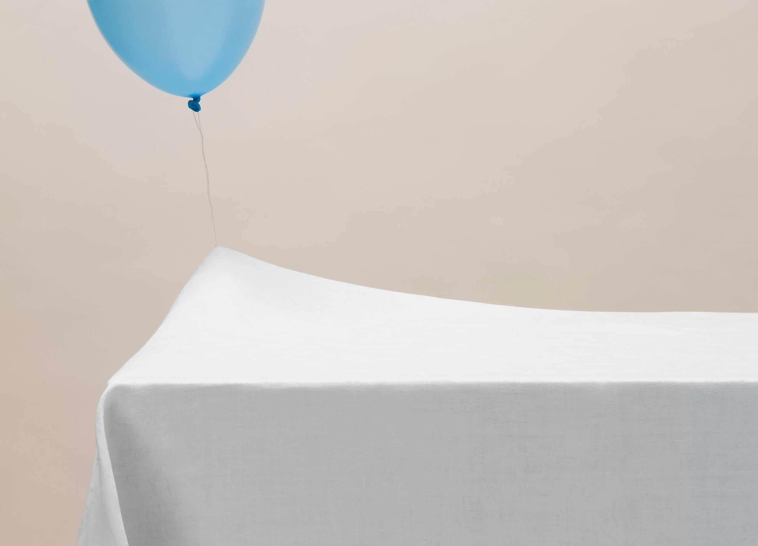 Untitled (#10-5) by Pawel Żak - Contemporary studio photography, blue baloon