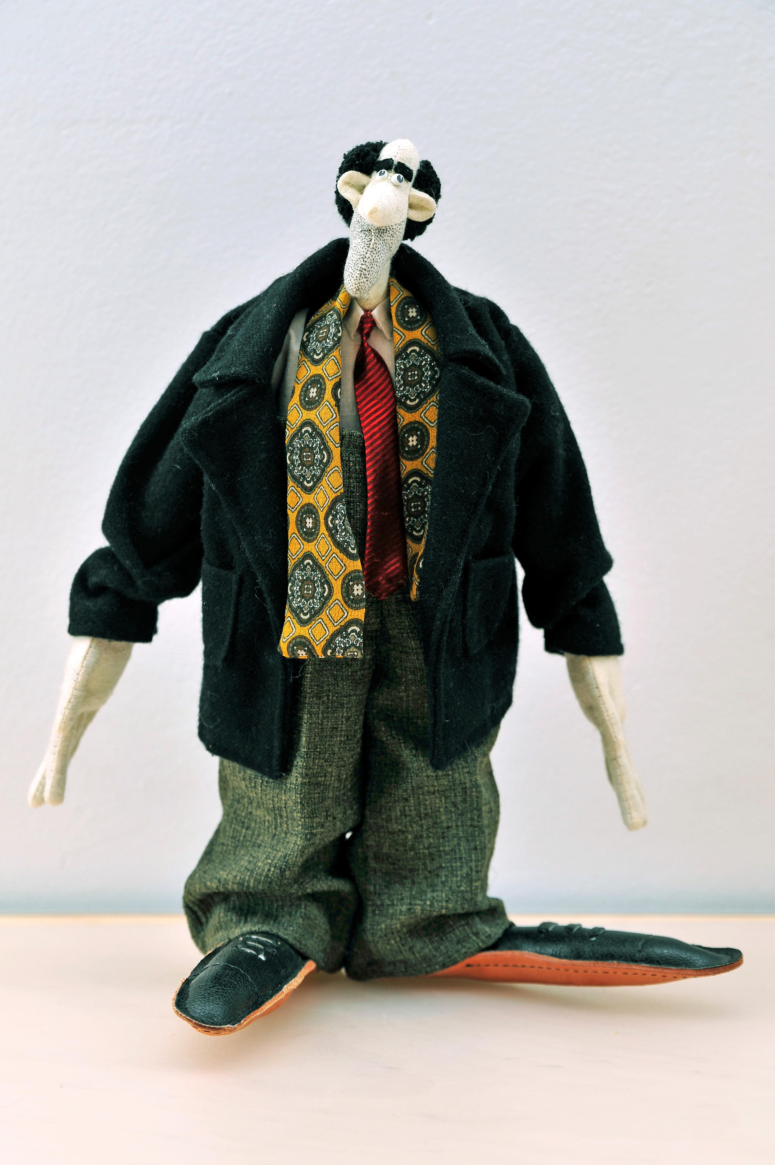 Businessman Handmade Doll - Sculpture by Pawel Althamer