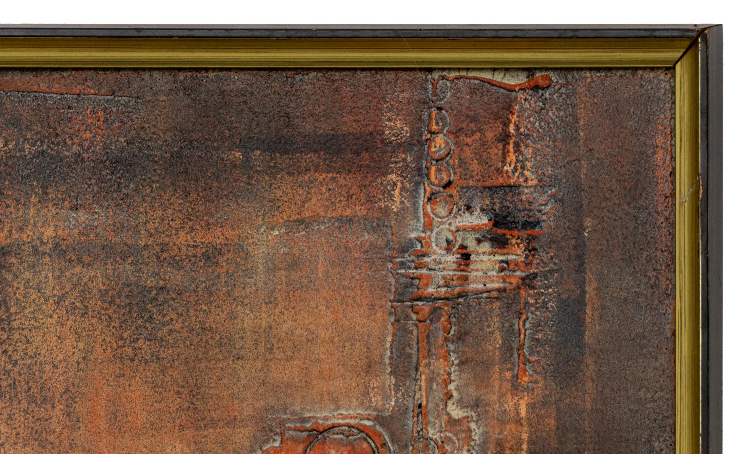 Mid-Century Abstract Mixed Media 'Transfiguration' Composition with Marble Dust For Sale 3