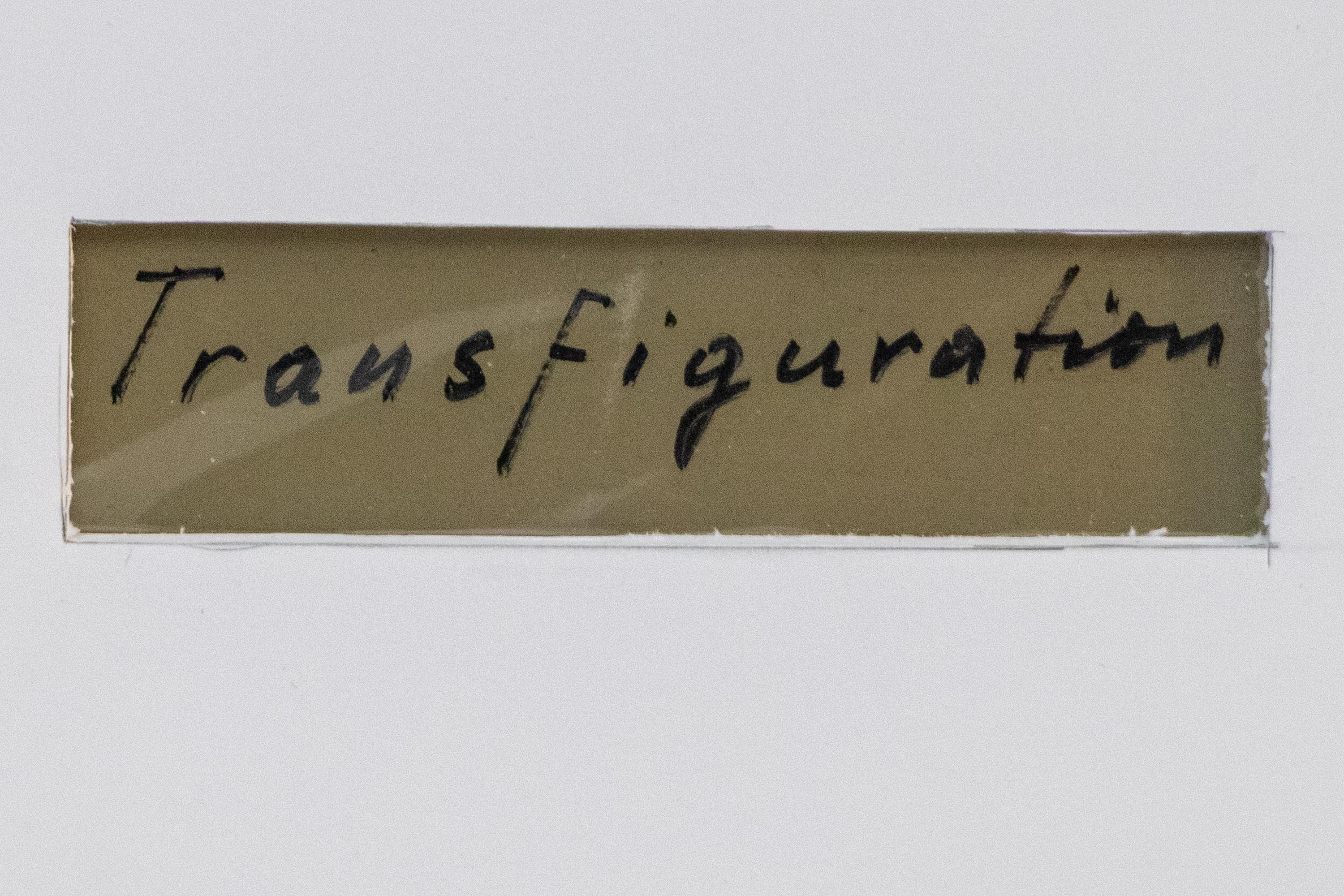 Abstrakte Mixed Media-Komposition „Transfiguration“ aus der Mitte des Jahrhunderts mit Marmorstaub im Angebot 5