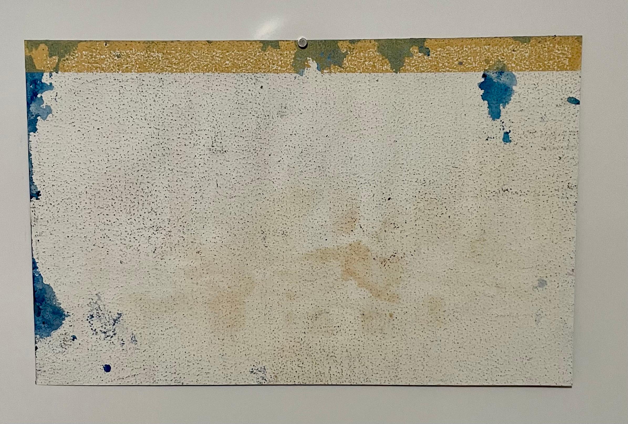 Peinture moderniste abstraite expressionniste à l'eau Bauhaus Weimar Pawel Kontny en vente 3
