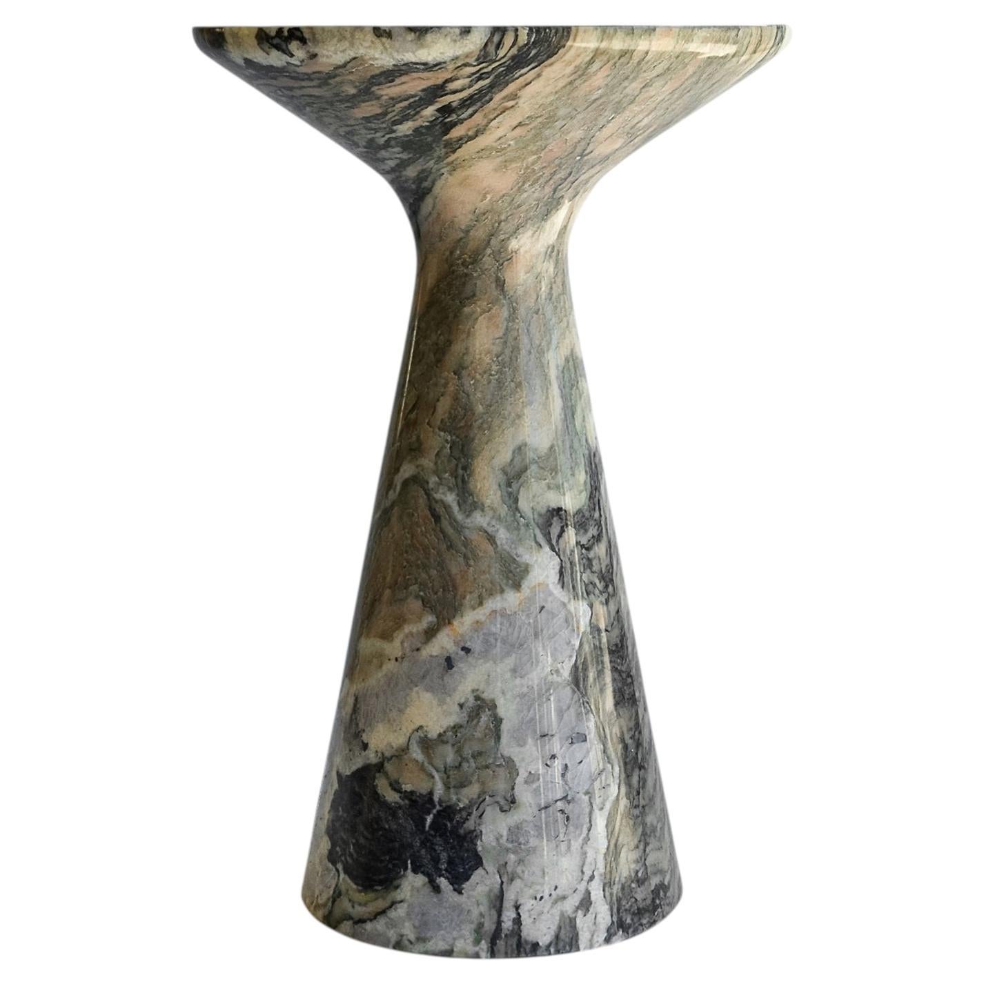 Pawn, Marble Cipollino Contemporary Designer Cocktail Table, Made in Italy For Sale