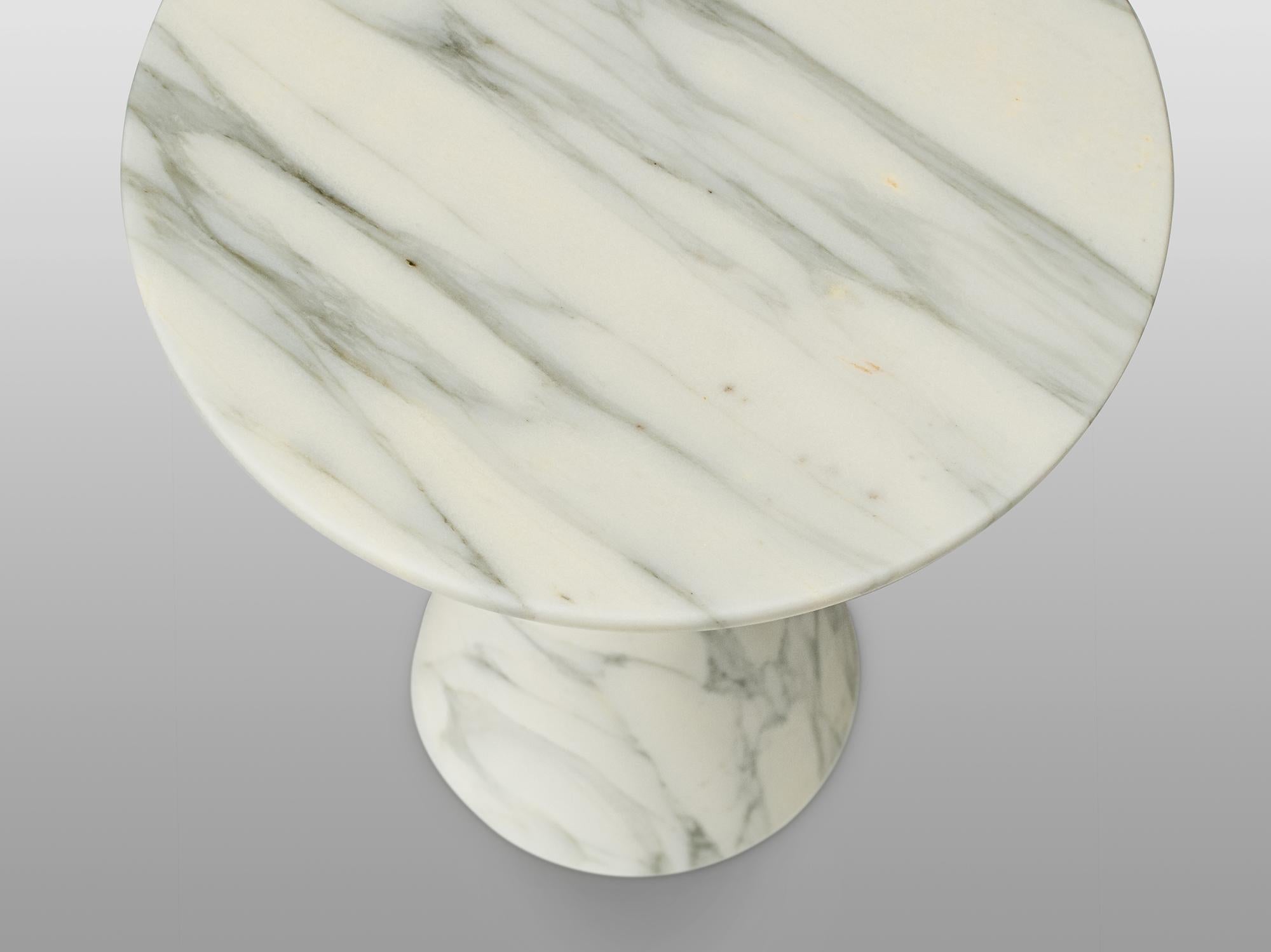 Other Pawn Marble Side Table For Sale