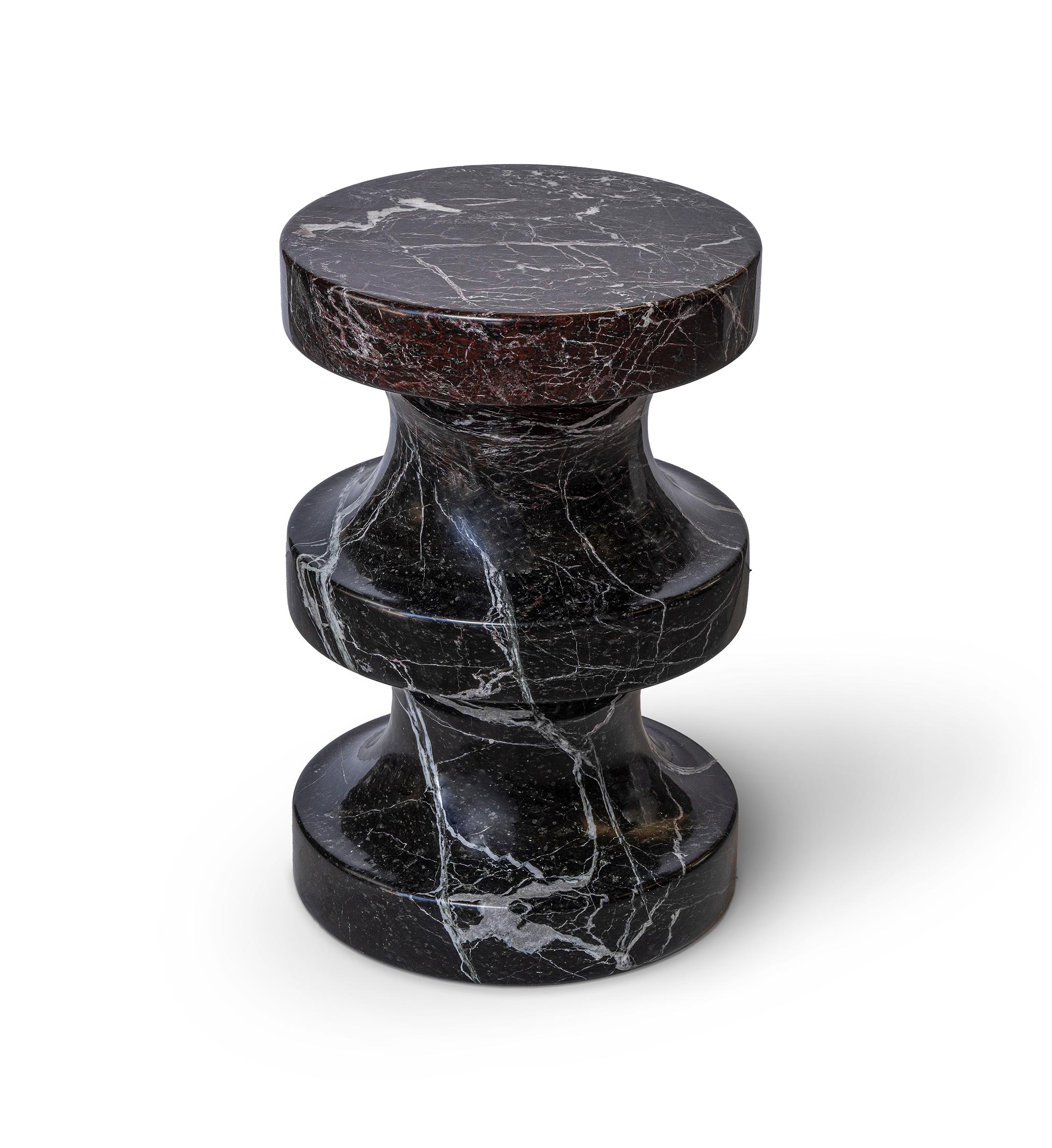 Pawn 3 Rosso Levanto Marble Side Table & Stool by Etamorph
Dimensions: Ø 30 x H 40 cm.
Materials: Rosso Levanto Marble

Available in different stone options. Please contact us. 

ETAMORPH is a NYC-based design boutique studio specializing in