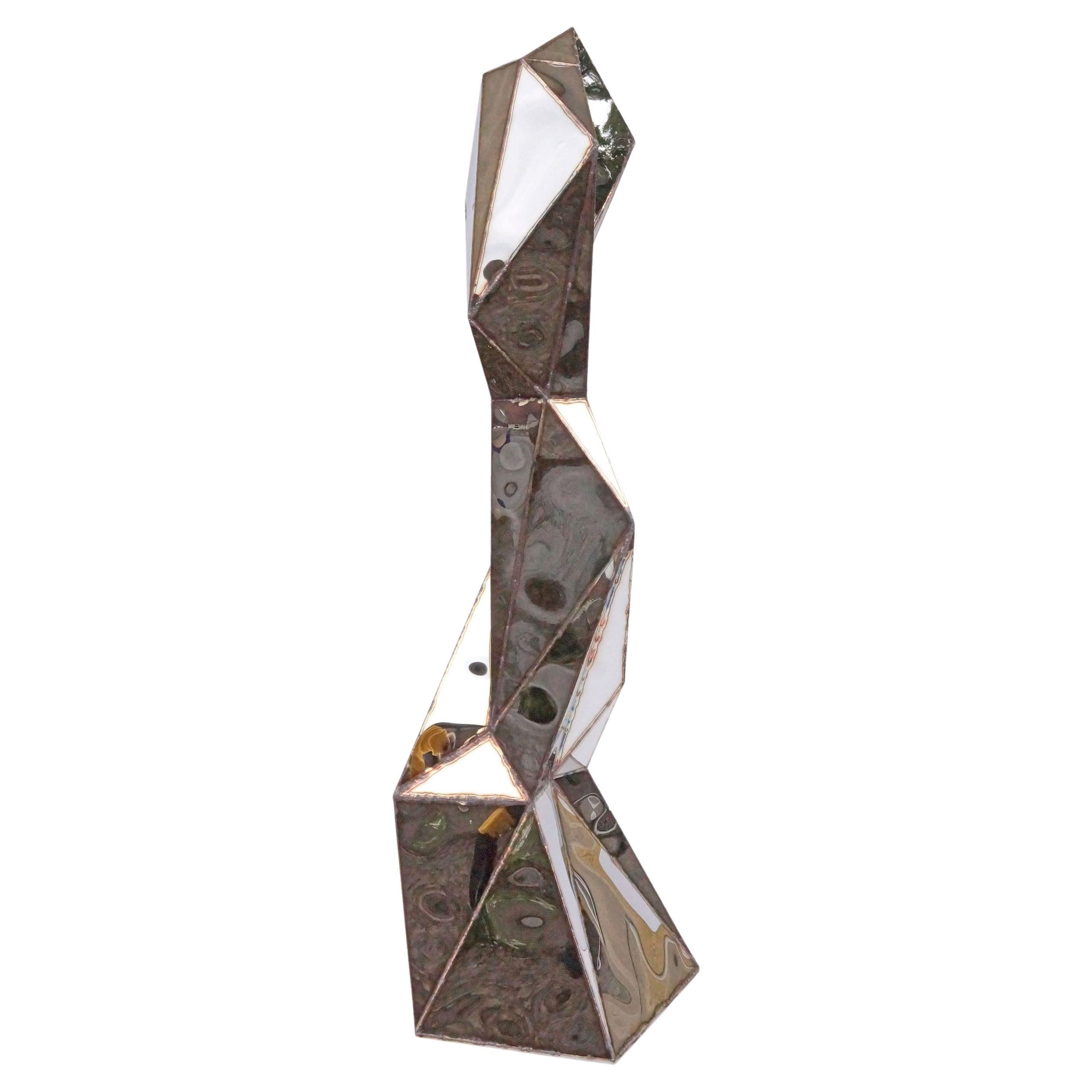 Pfandskulptur aus geschweißtem, spiegelpoliertem Edelstahl von Julian Mayor