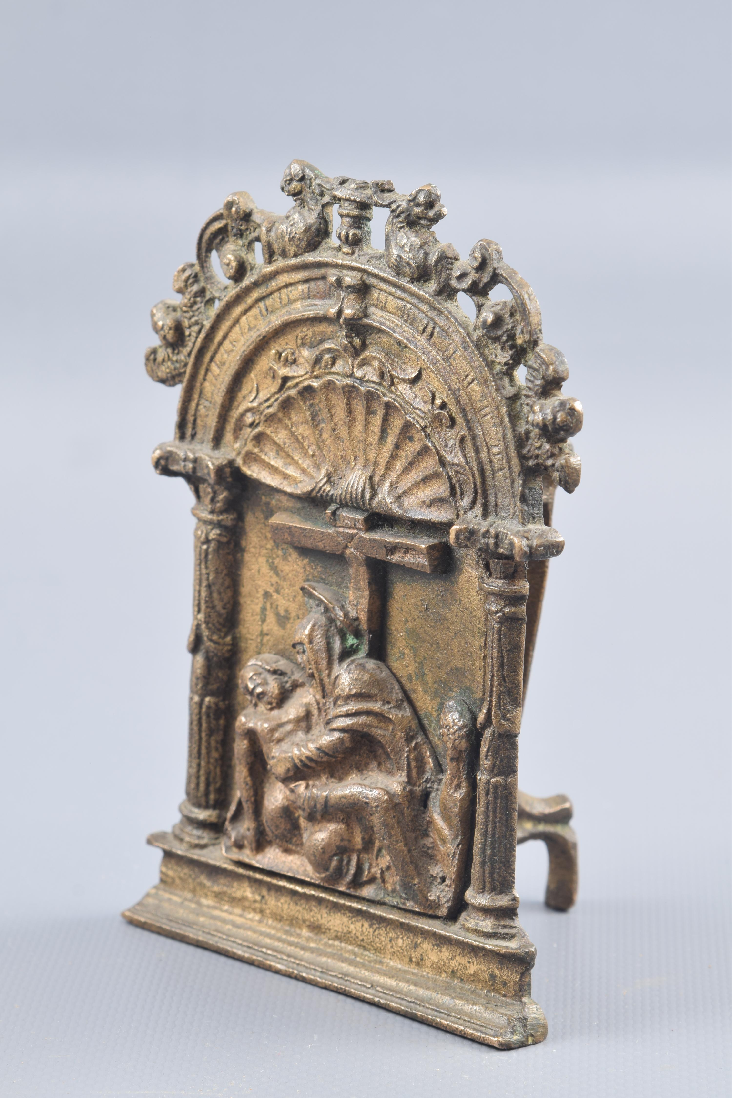 Renaissance Pax or Pax Board, Bronze, Spain, 16th Century