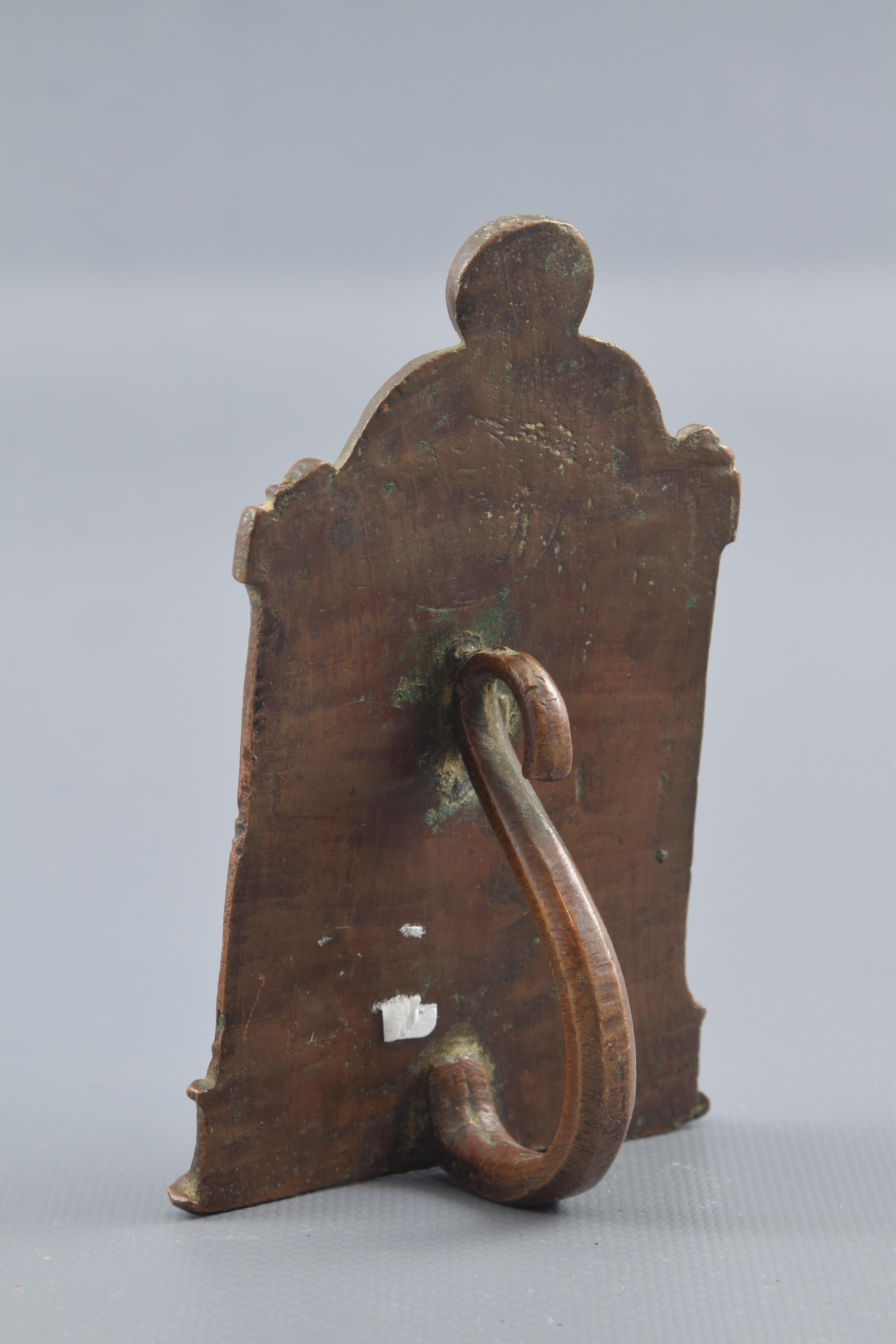 European Pax or Pax Board, Bronze, Spain, 16th Century For Sale