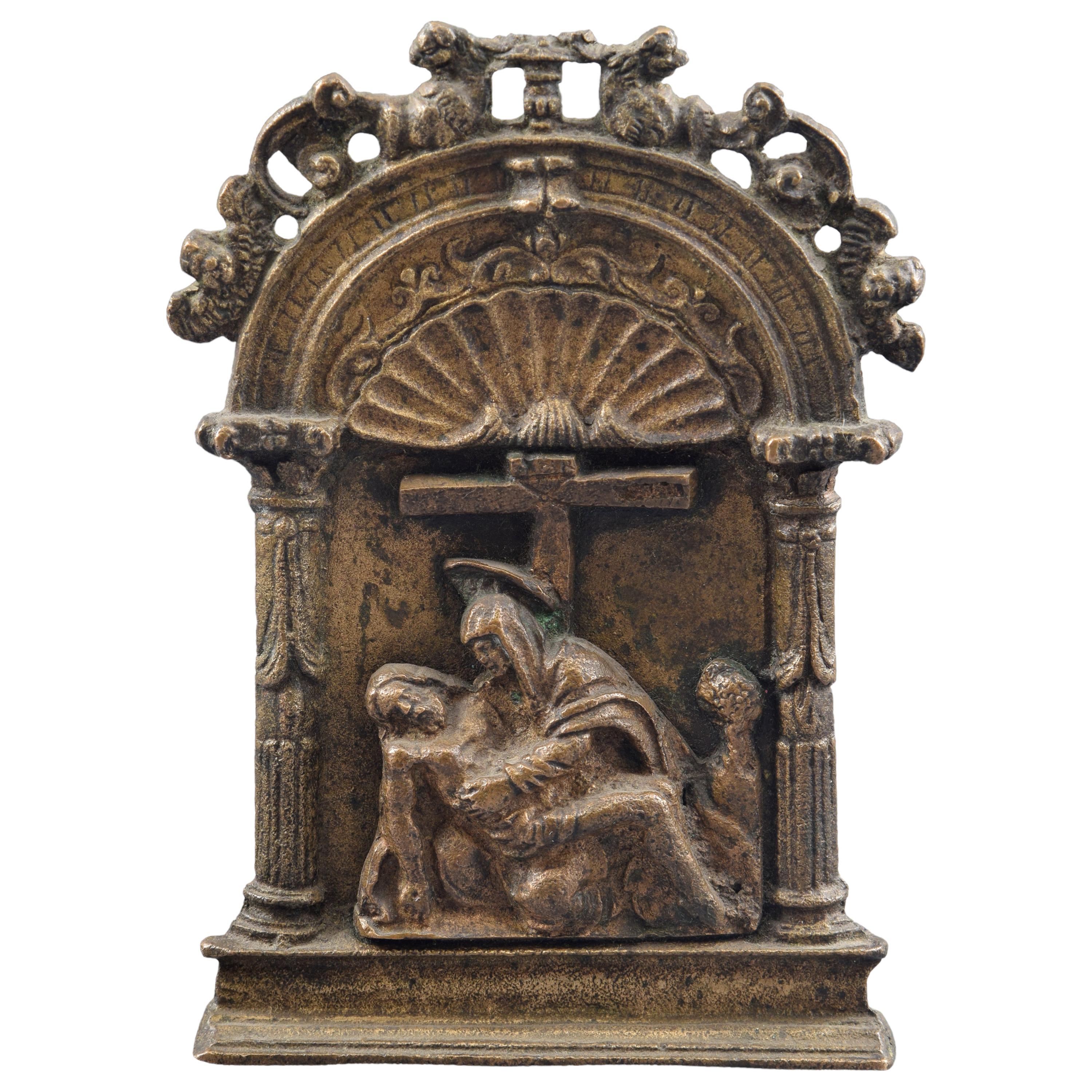 Pax or Pax Board, Bronze, Spain, 16th Century