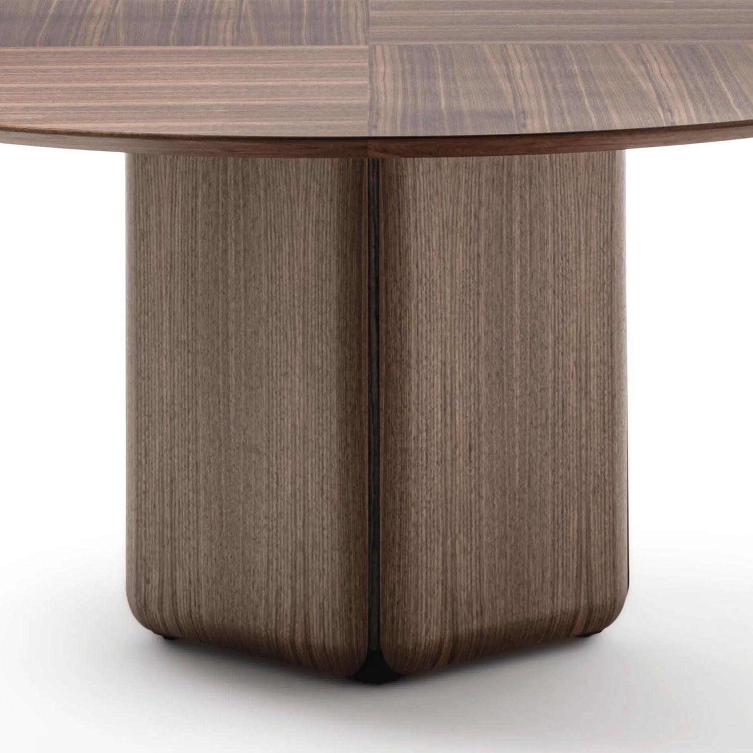 Pax Walnut Round Table In New Condition For Sale In Paris, FR