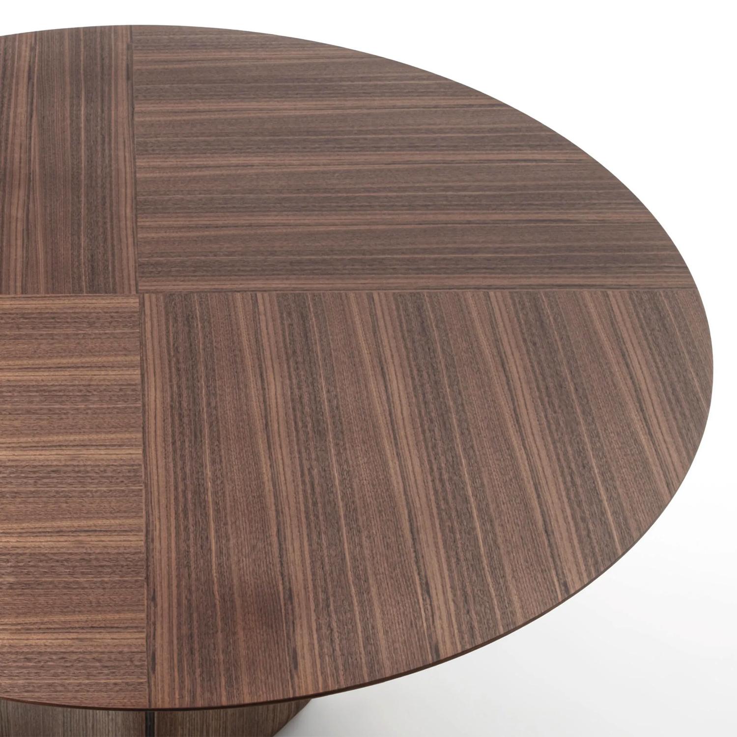 Pax Walnut Round Table For Sale 1