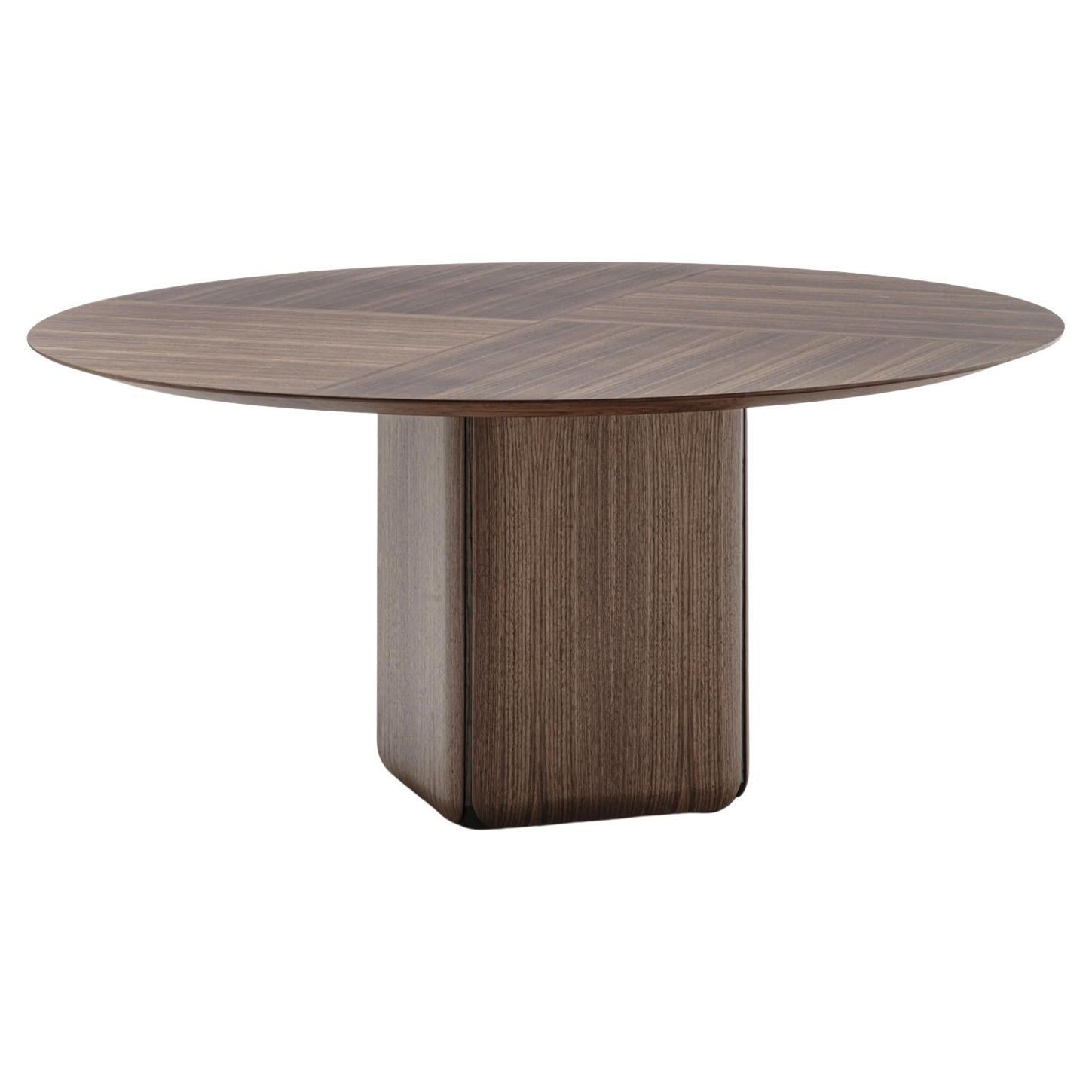 Pax Walnut Round Table For Sale