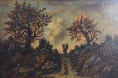 Paysage de N. Diaz de la Peña fin XIXème