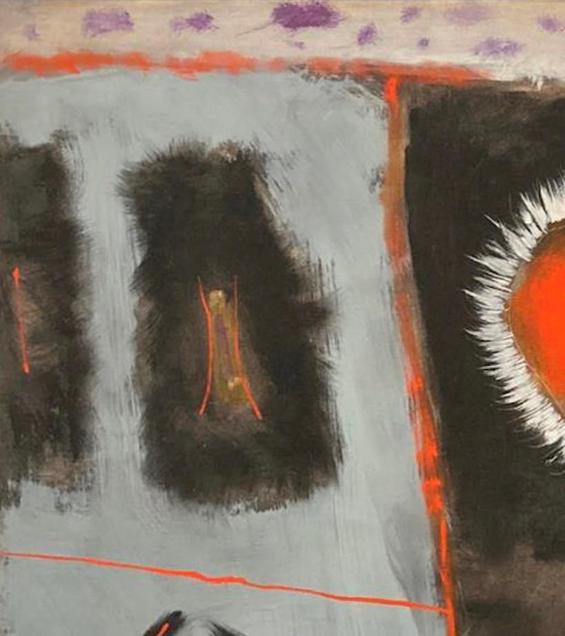 Paysage Rouge et Grise Aceitado en venta
